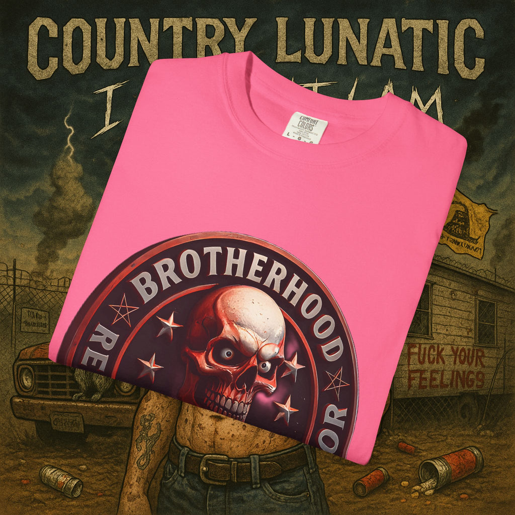 Country Lunatic Unisex Garment-Dyed T-shirt - Lunatic Nation Graphic Tee #2