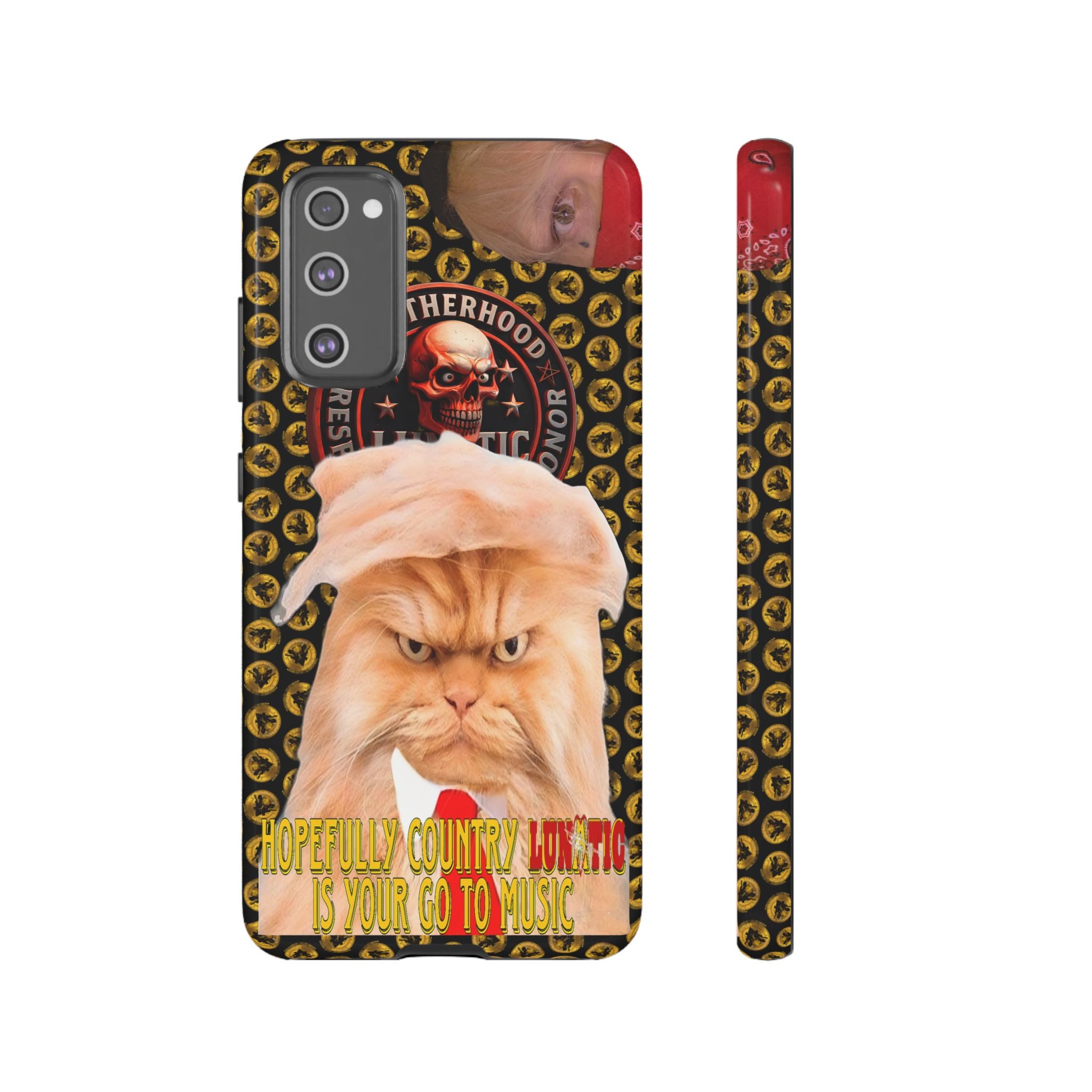 Phone Case - Kitty Country Lunatic Music Lover