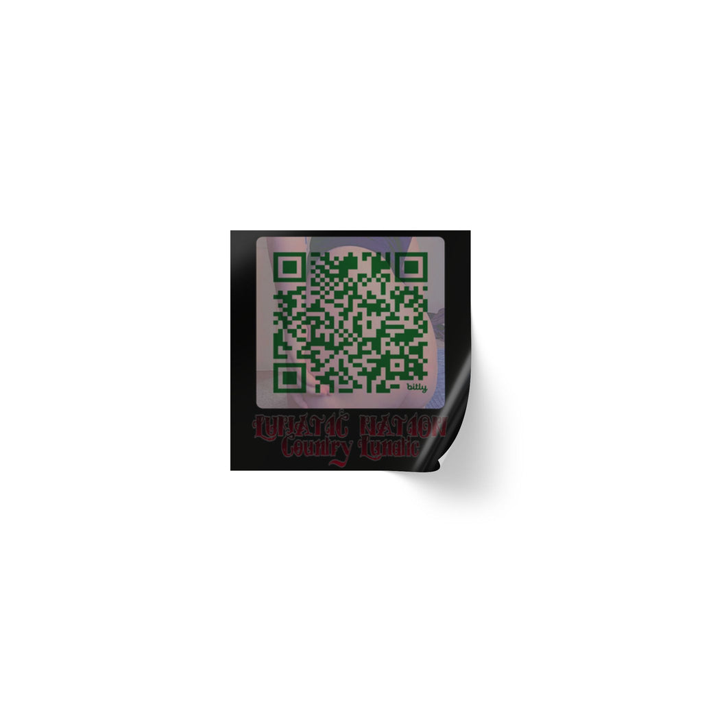 Sticker Rolls - Country Lunatics QR Stickers for Real Support
