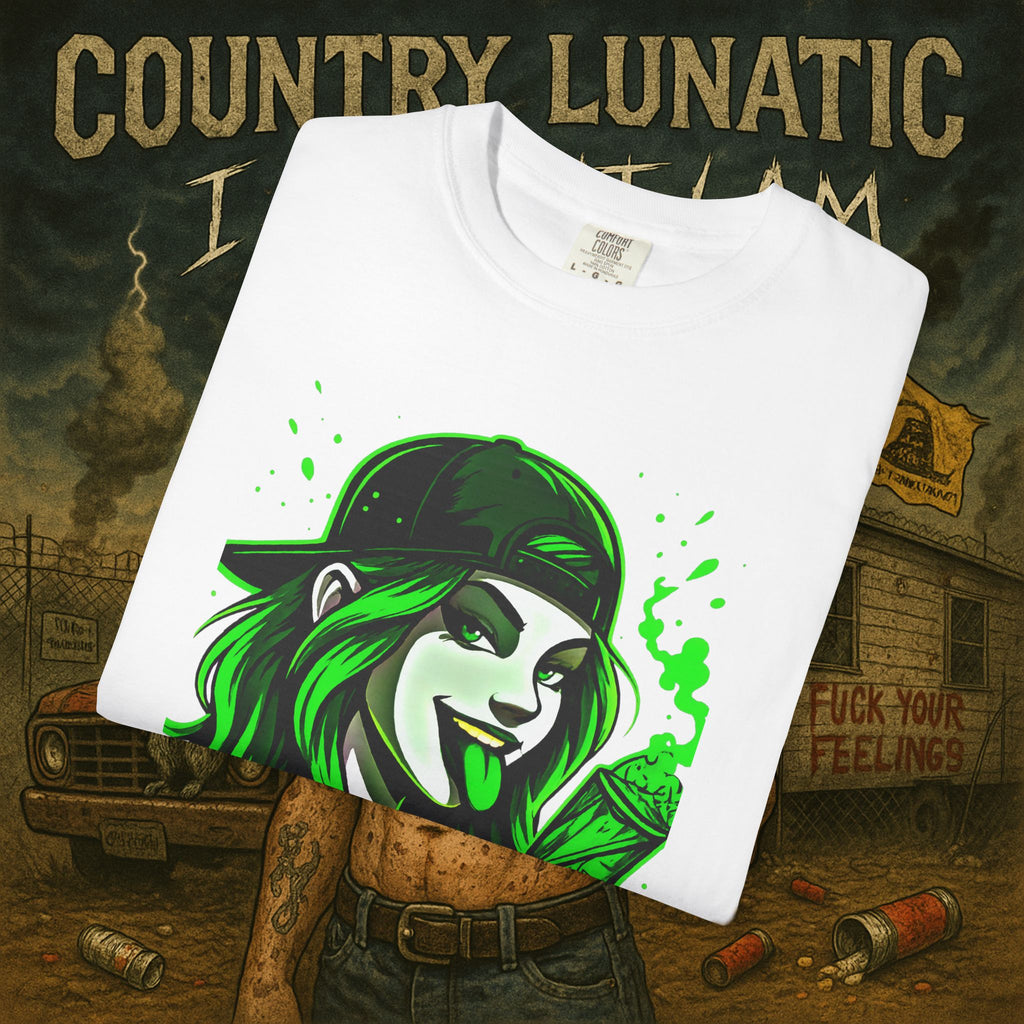 Country Lunatic Unisex T-shirt - 420 Roll Up Edition