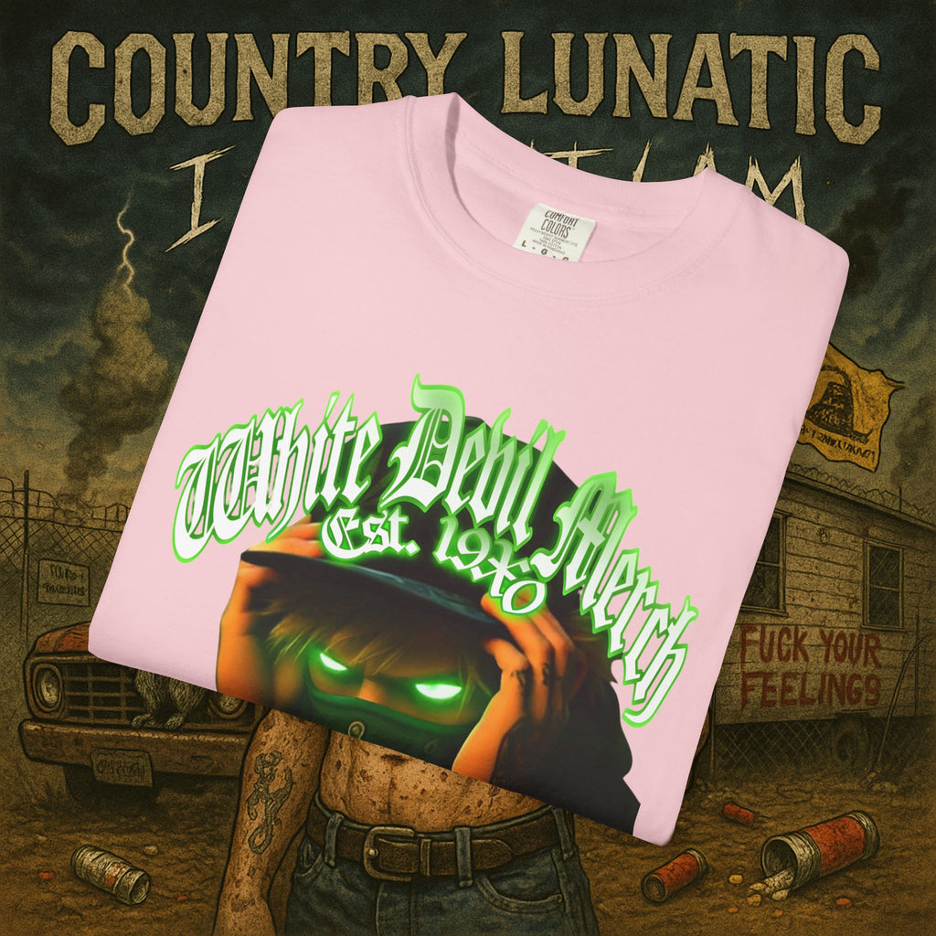 Country Lunatic Unisex Garment-Dyed T-shirt - Lunatic Nation Graphic Tee