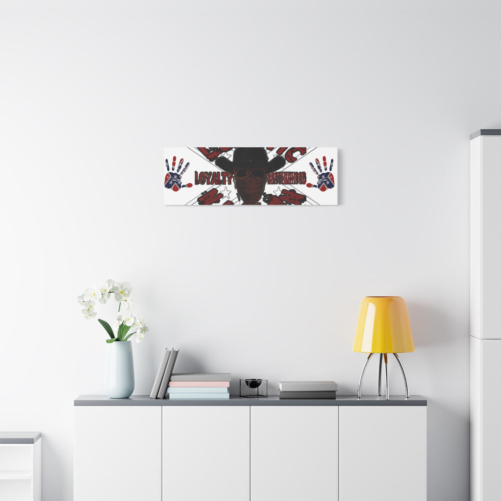 Country Lunatic Canvas Wall Art – Loyalty & Brotherhood Decor for Country Fans