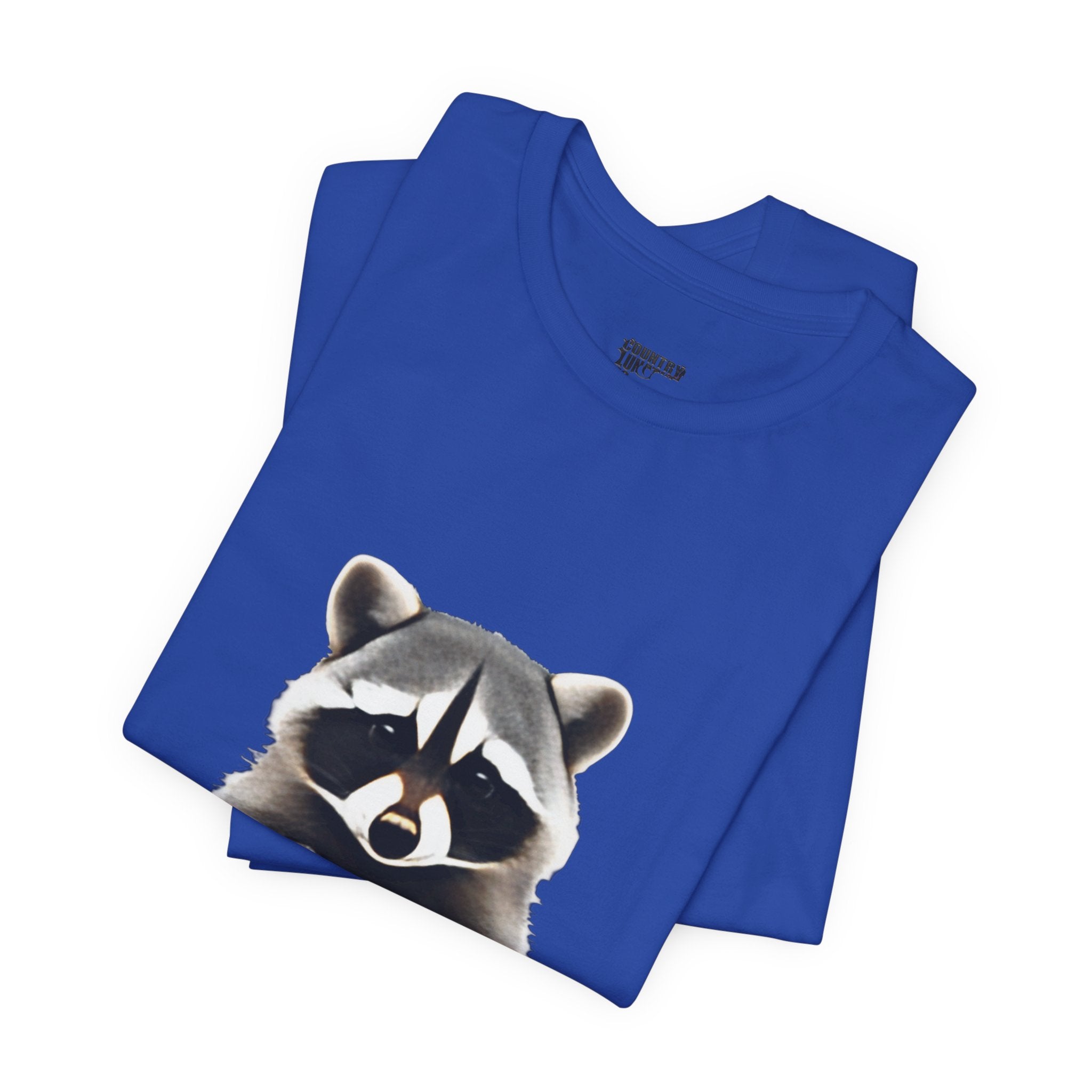 Country Lunatic Racoon Tee — 'F.C.W.B' Muscle Car Graphic Shirt