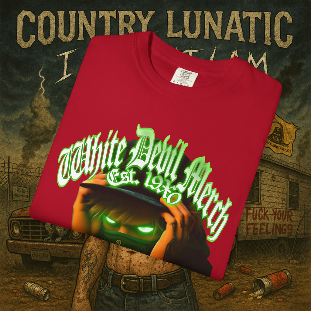 Country Lunatic Unisex Garment-Dyed T-shirt - Lunatic Nation Graphic Tee