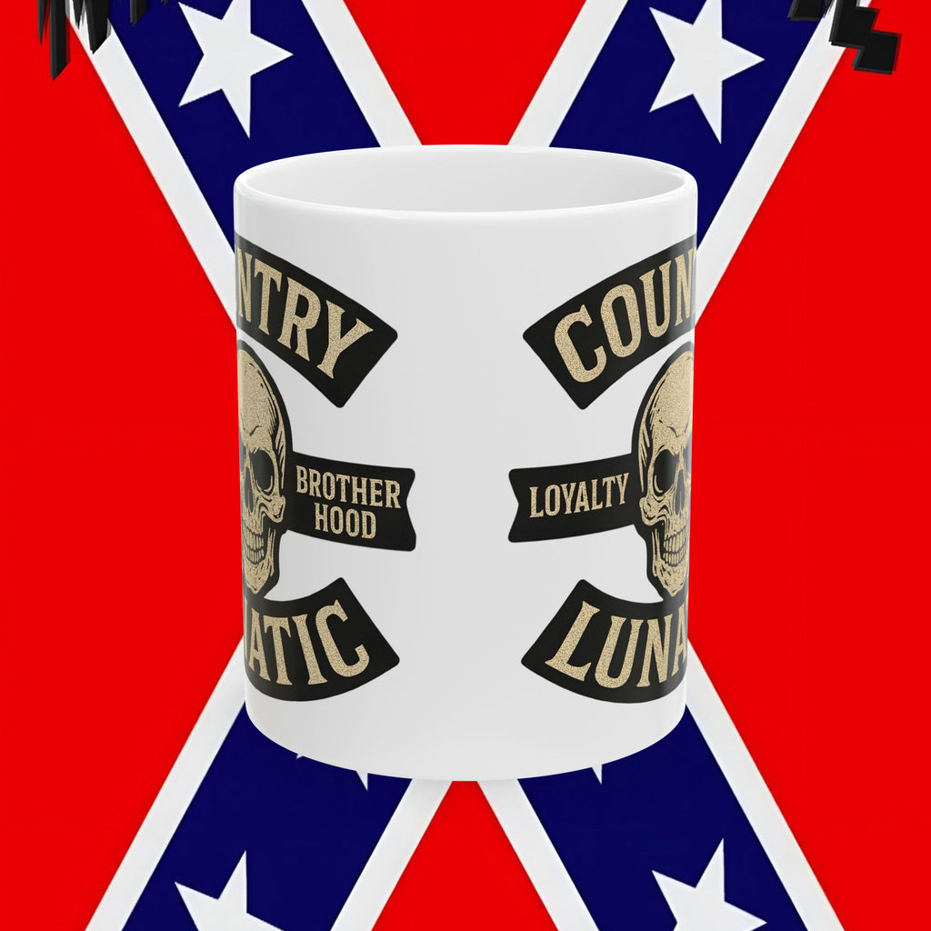 Funny Country Lunatic Mug - Certified Big Dick, 11oz & 15oz Ceramic Coffee Cup
