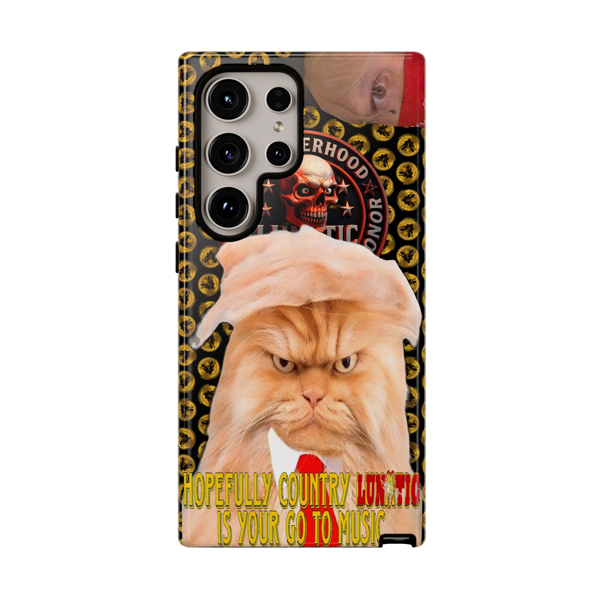 Phone Case - Kitty Country Lunatic Music Lover