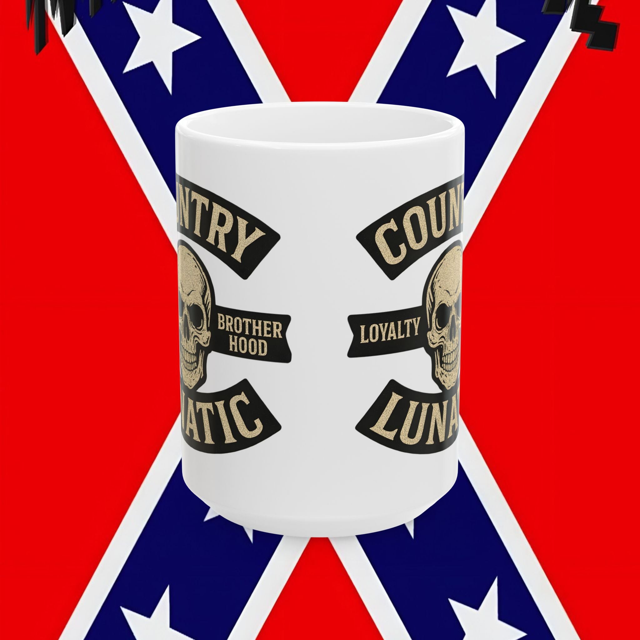 Funny Country Lunatic Mug - Certified Big Dick, 11oz & 15oz Ceramic Coffee Cup