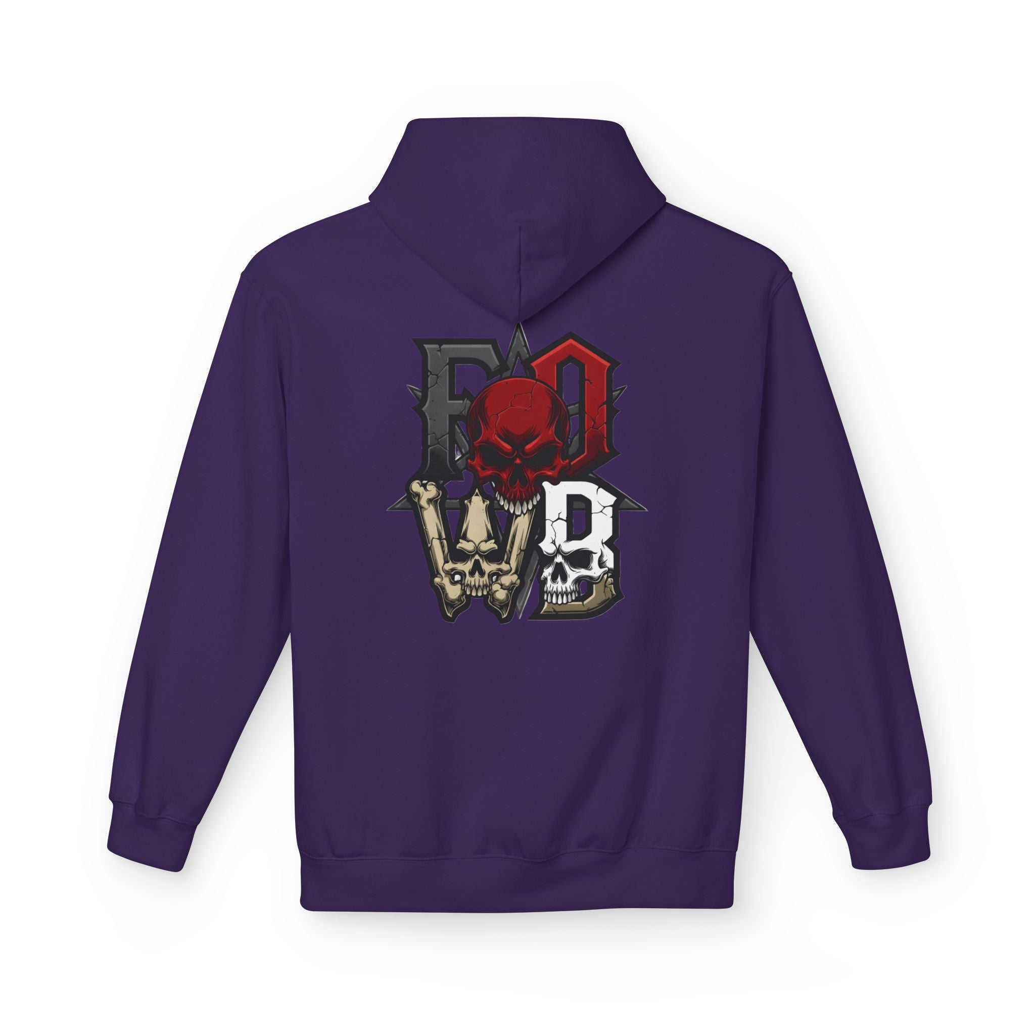 F.O.W.B. Back Art Hoodie — Graphic Midweight Fleece Sweatshirt