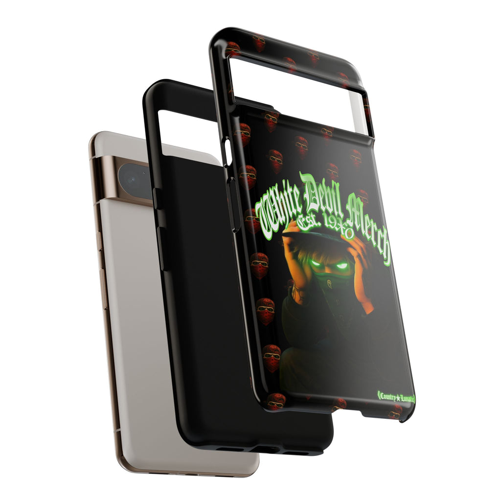 Phone Cases - White Devil Merch Collection for iPhones and Google Phones