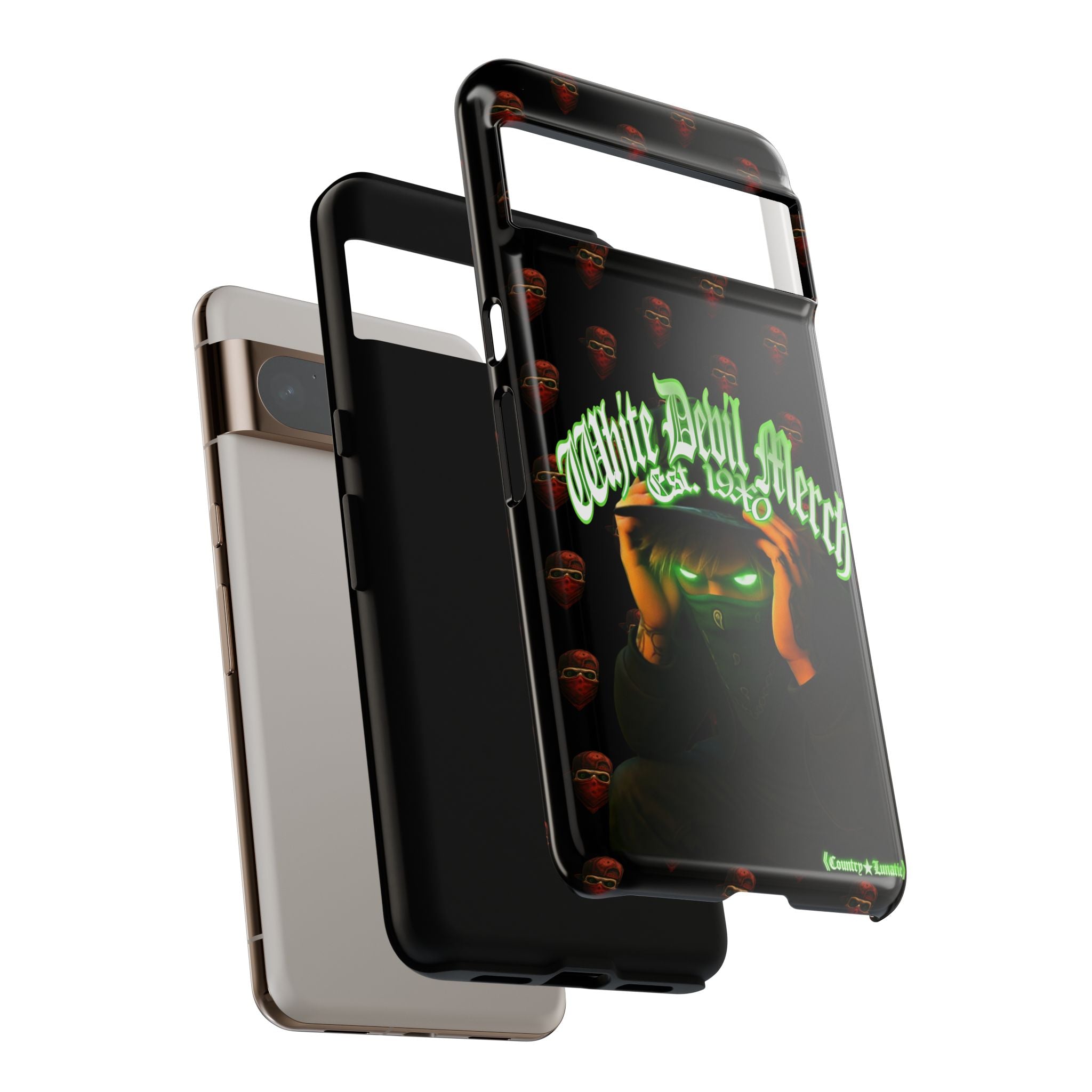 Phone Cases - White Devil Merch Collection for iPhones and Google Phones