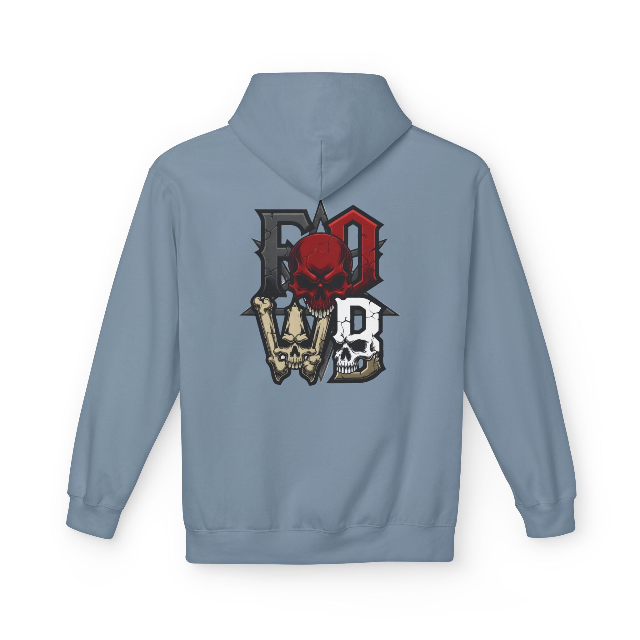 F.O.W.B. Back Art Hoodie — Graphic Midweight Fleece Sweatshirt