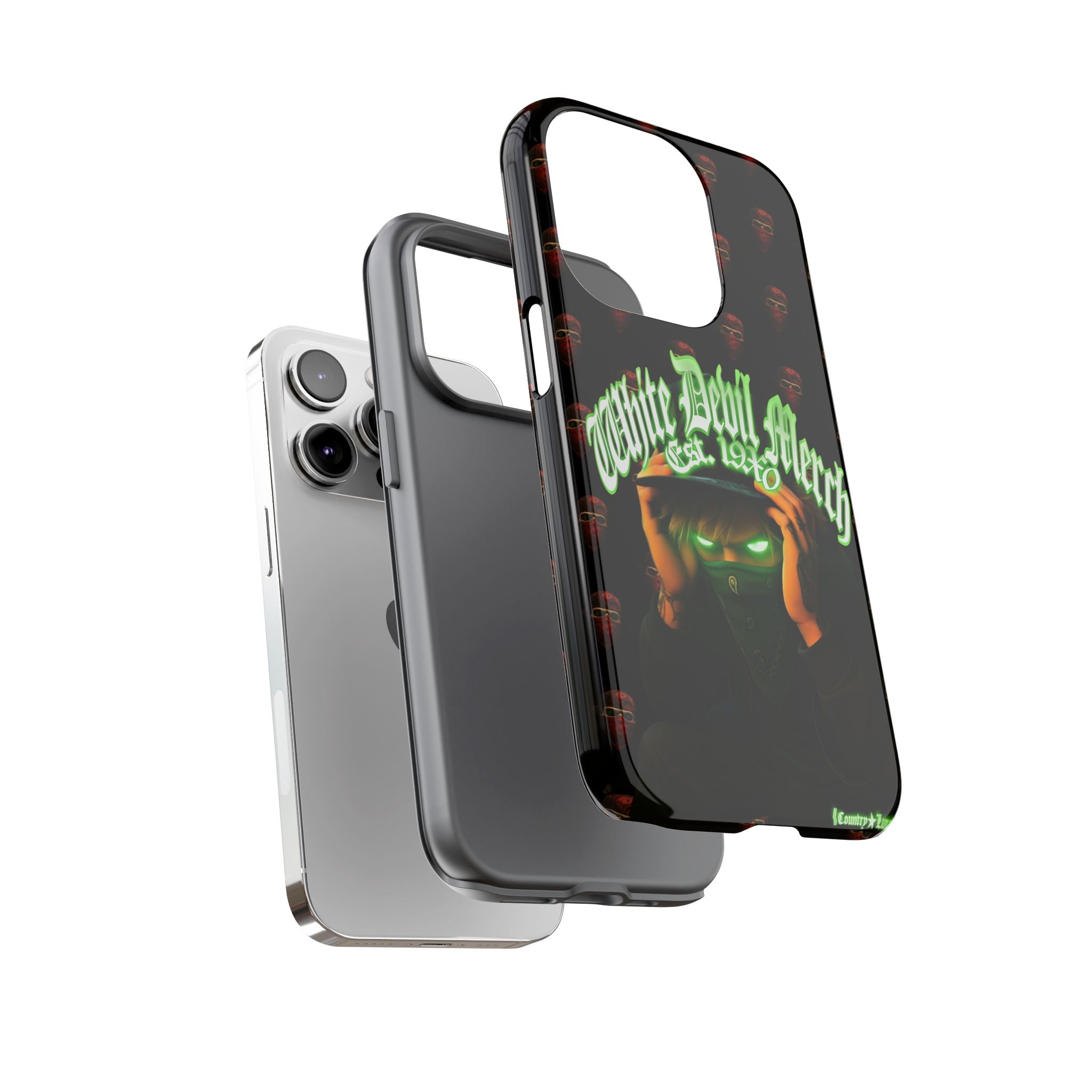 Phone Cases - White Devil Merch Collection for iPhones and Google Phones