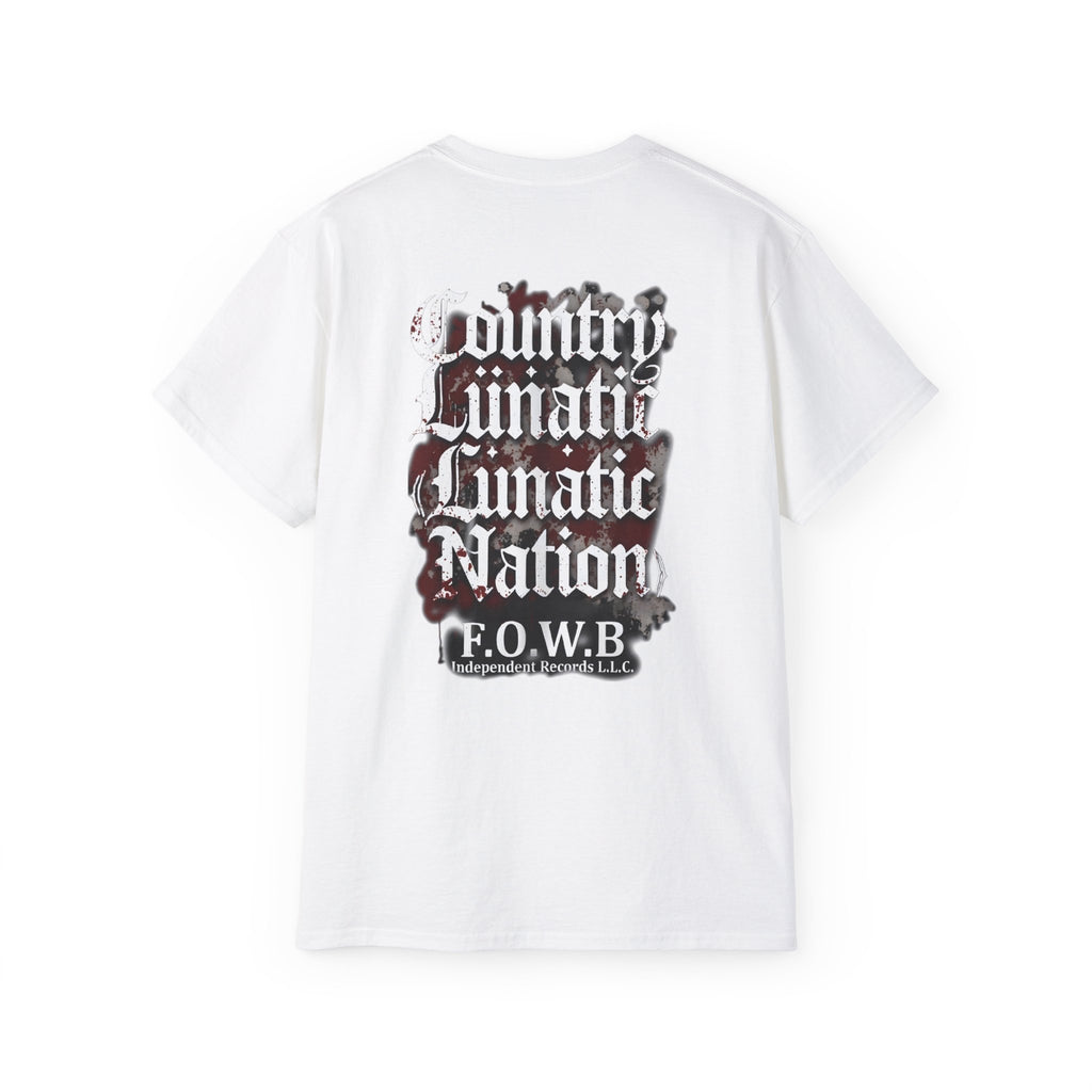 Country Lunatic Band Tee — "Lunatic Nation" Independent Records Shirt