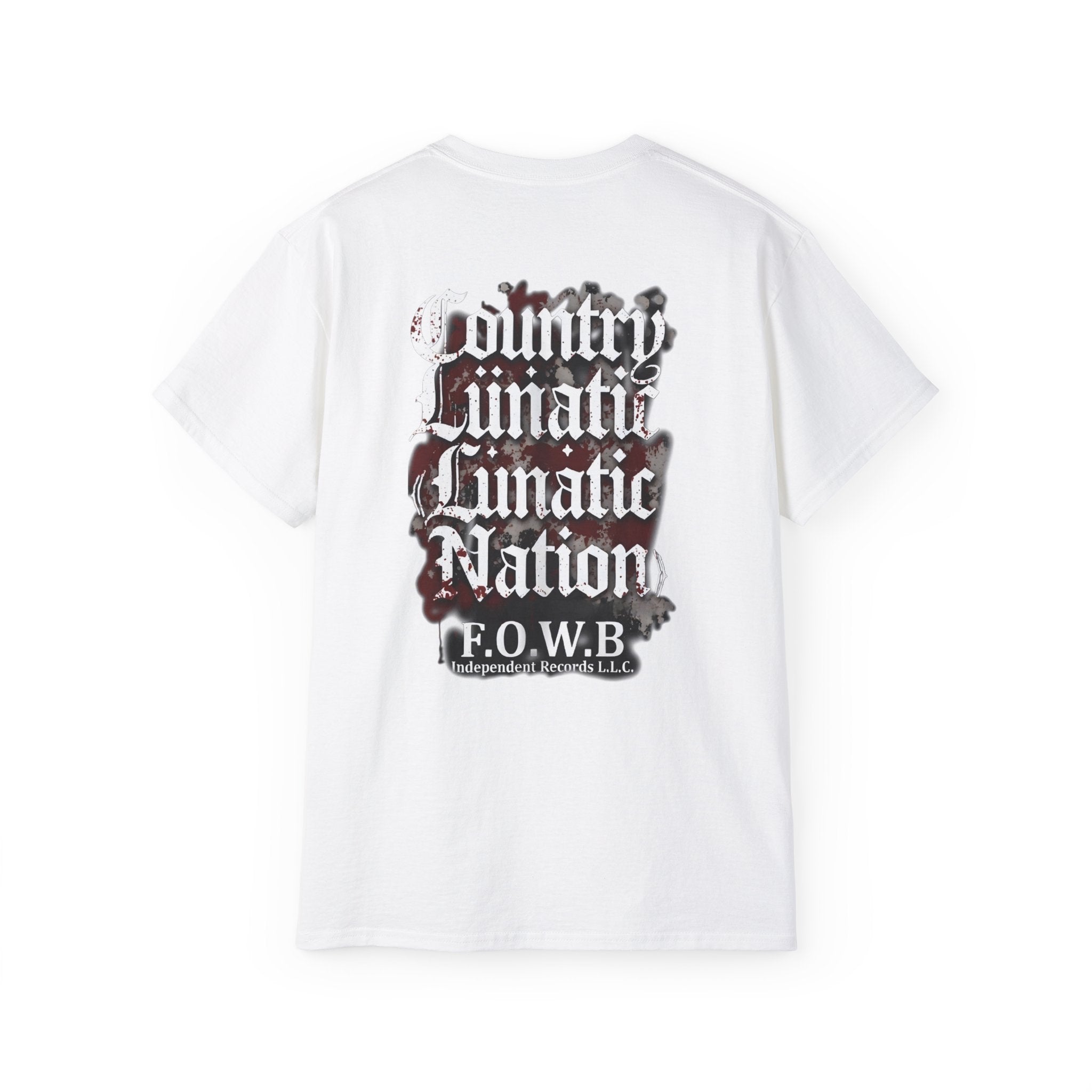 Country Lunatic Band Tee — "Lunatic Nation" Independent Records Shirt