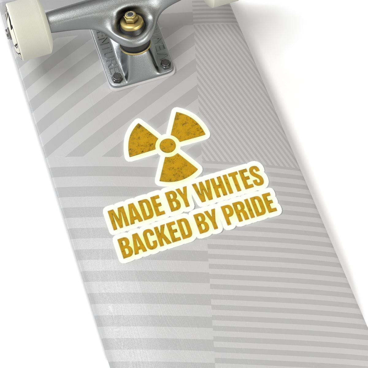Sticker Set - 'MADE BY WHITE'S BACKED BY PRIDE'