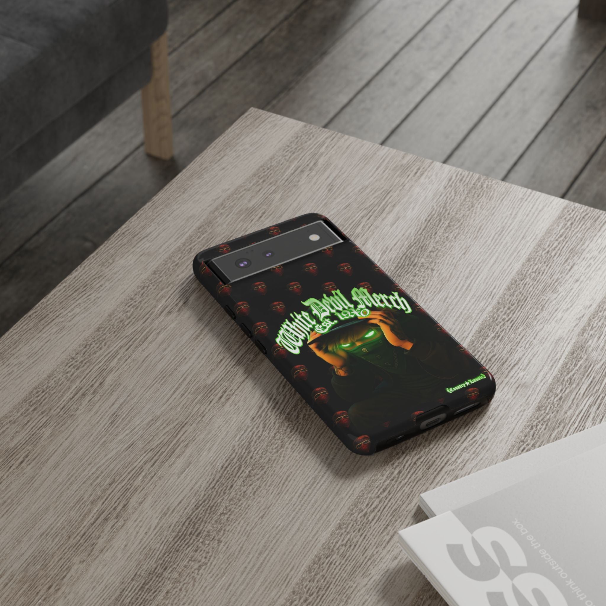 Phone Cases - White Devil Merch Collection for iPhones and Google Phones