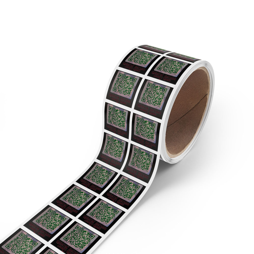 Sticker Rolls - Country Lunatics QR Stickers for Real Support