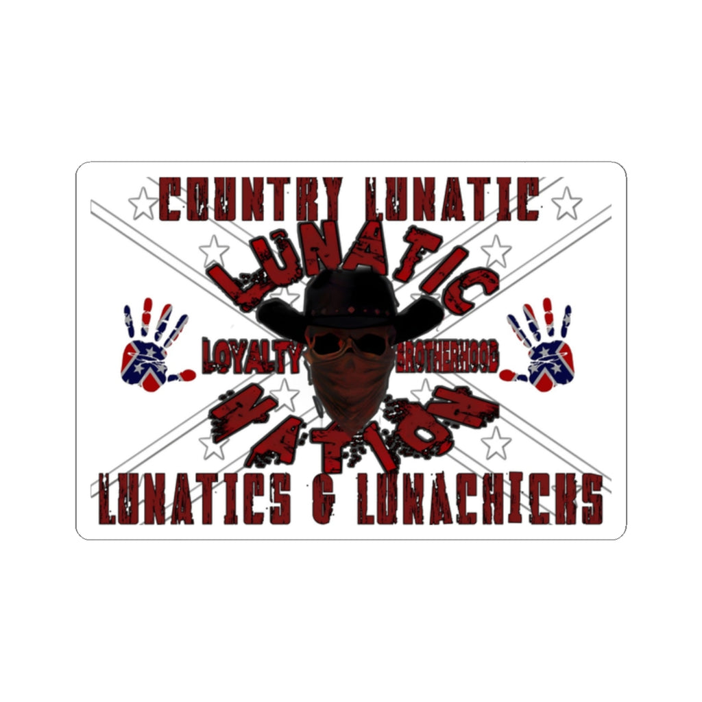 Stickers - LUNATIC NATION FLAG Kiss-Cut Stickers
