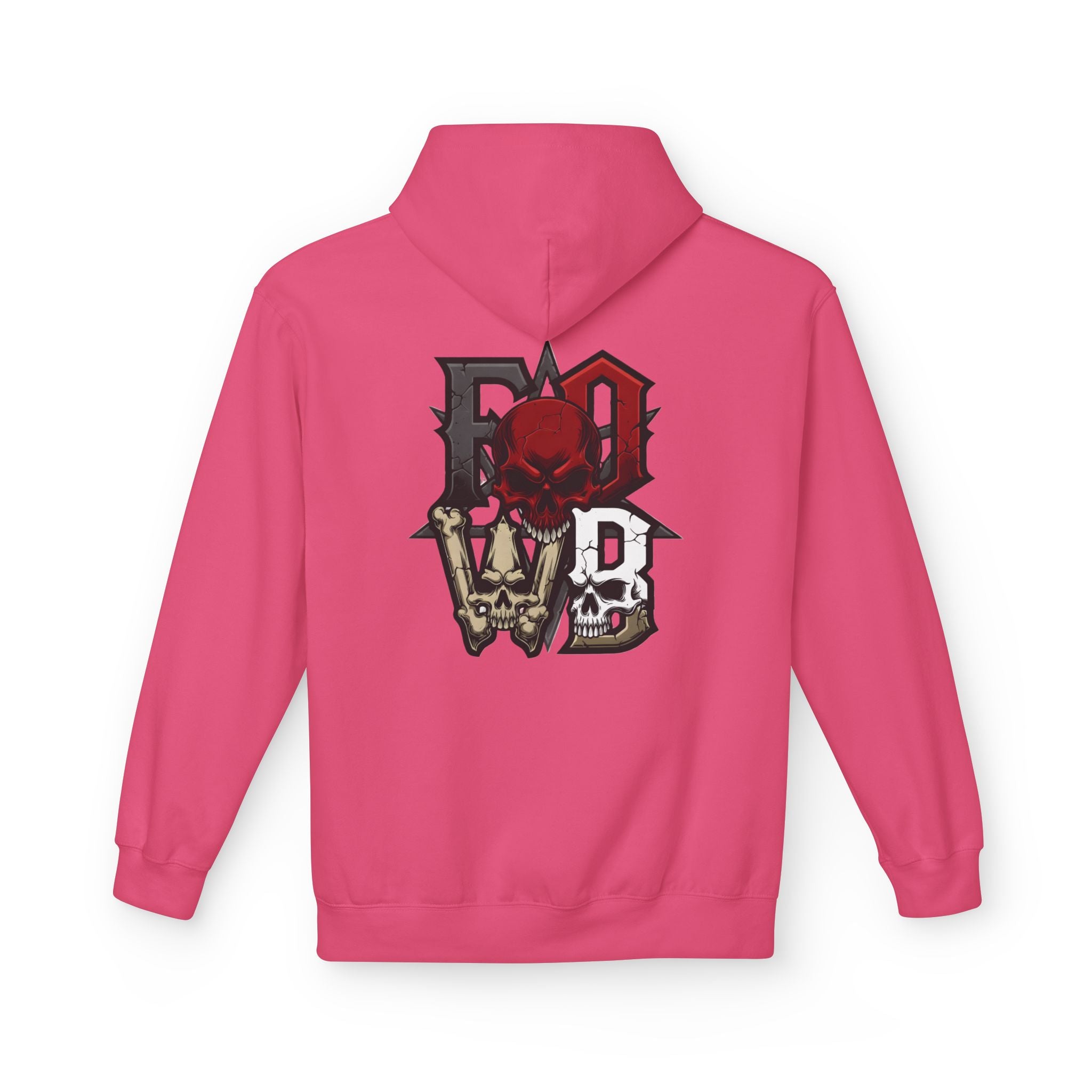 F.O.W.B. Back Art Hoodie — Graphic Midweight Fleece Sweatshirt