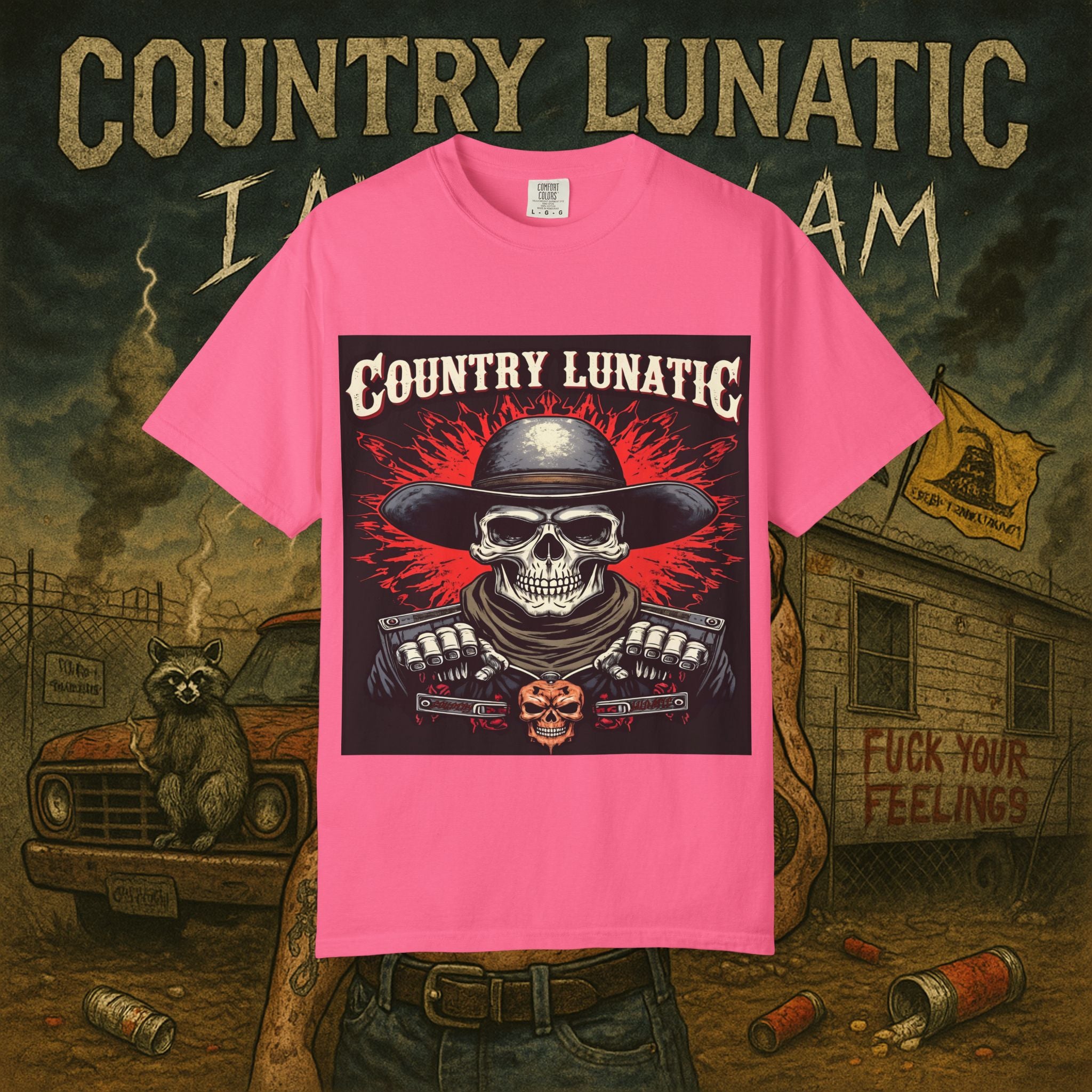Country Lunatics Unisex T-shirt - For the Country Lunatic Fams