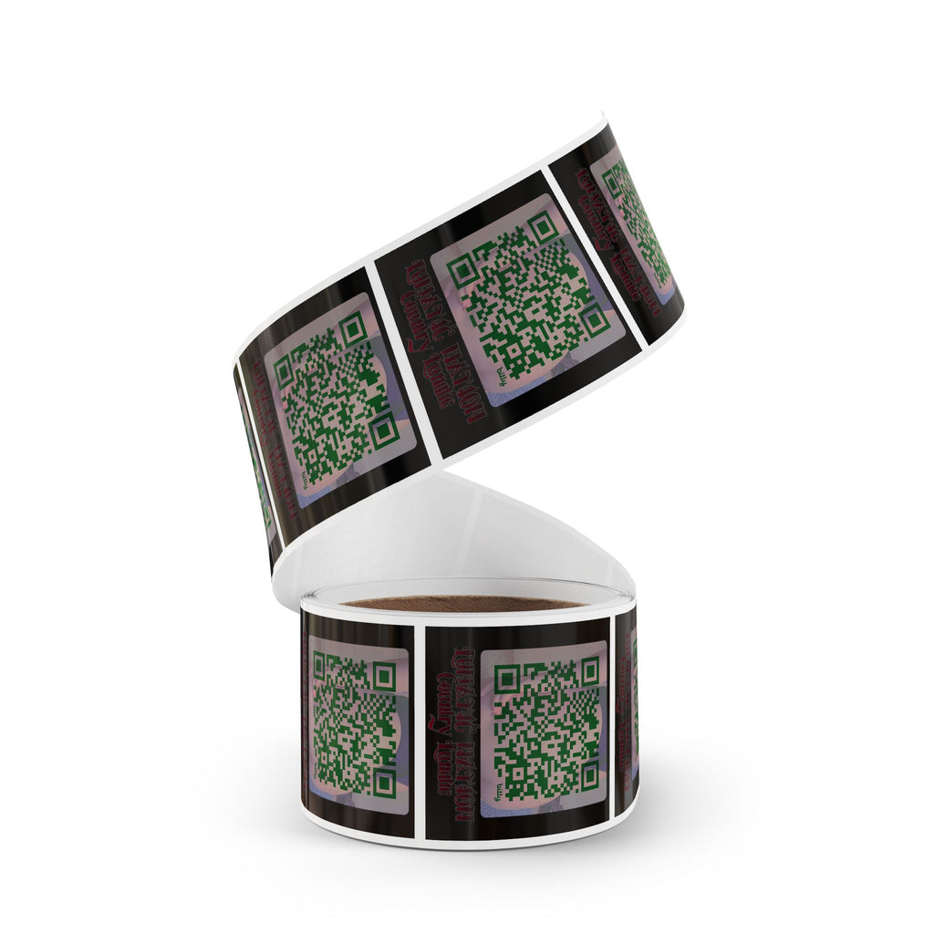 Sticker Rolls - Country Lunatics QR Stickers for Real Support