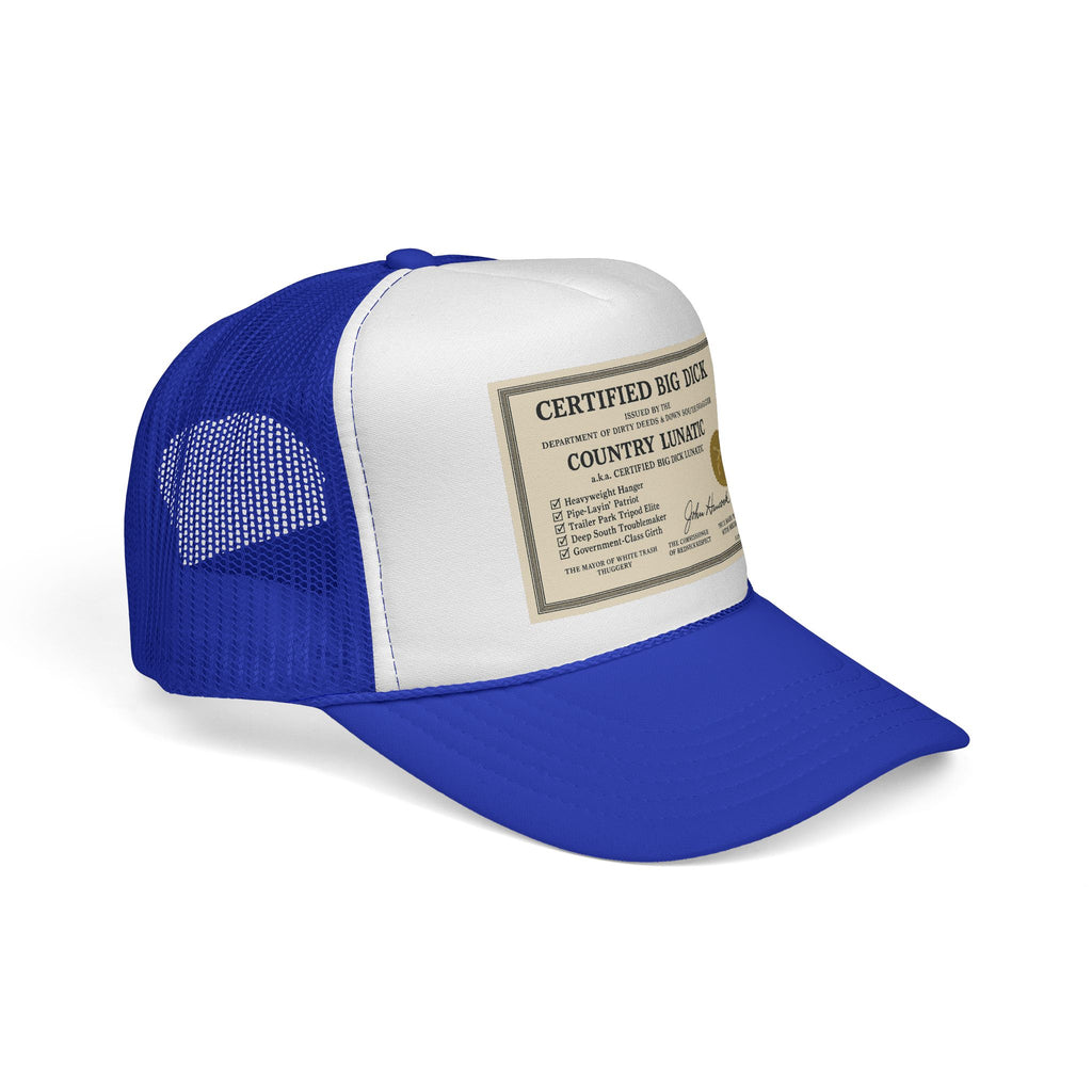 Trucker Cap - Certified Big Di*k - Country Lunatic Design