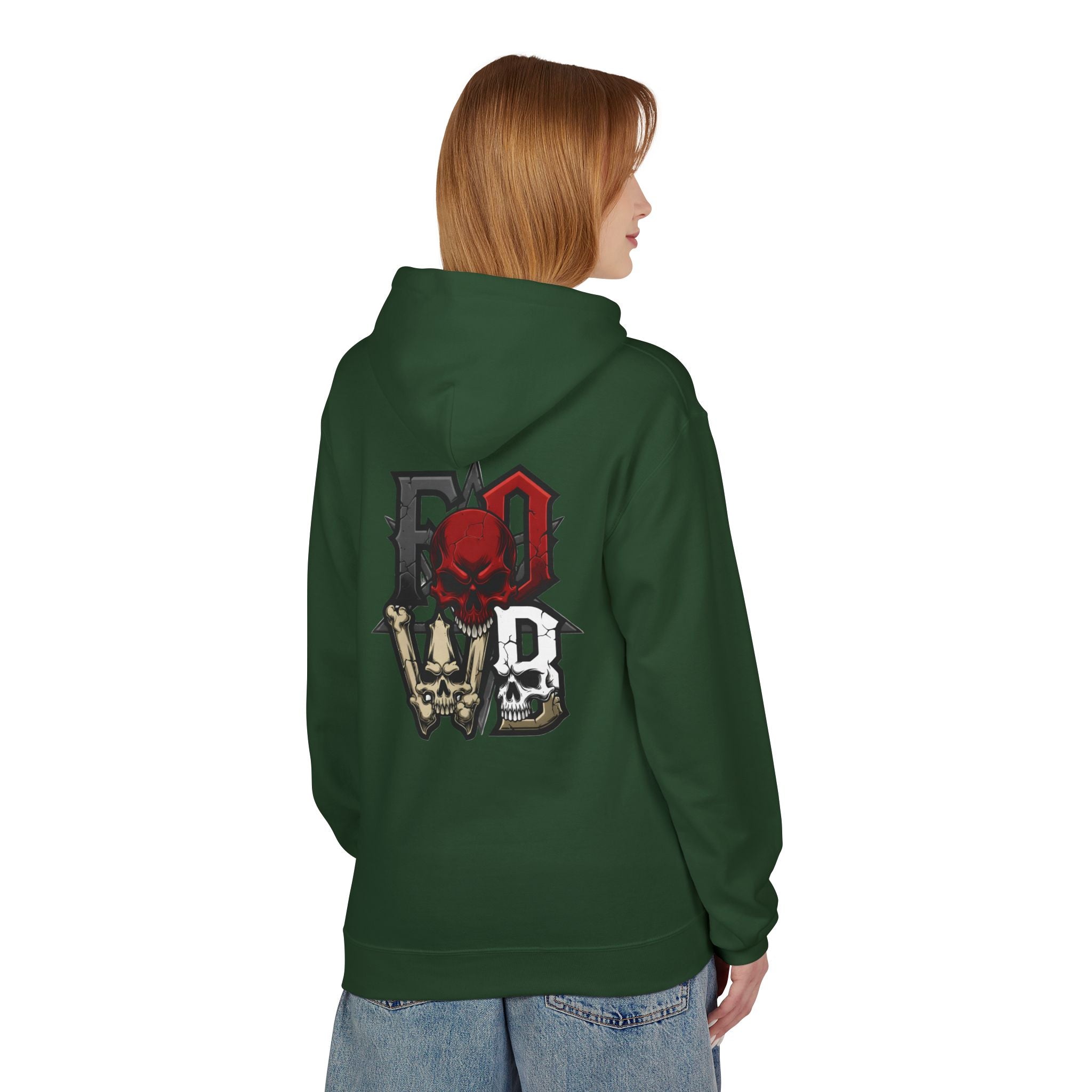 F.O.W.B. Back Art Hoodie — Graphic Midweight Fleece Sweatshirt
