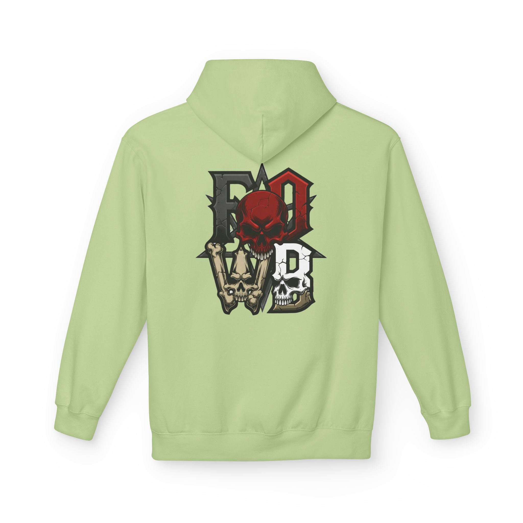 F.O.W.B. Back Art Hoodie — Graphic Midweight Fleece Sweatshirt