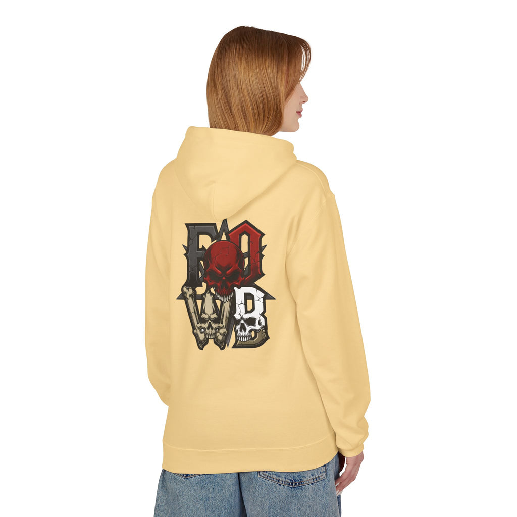 F.O.W.B. Back Art Hoodie — Graphic Midweight Fleece Sweatshirt