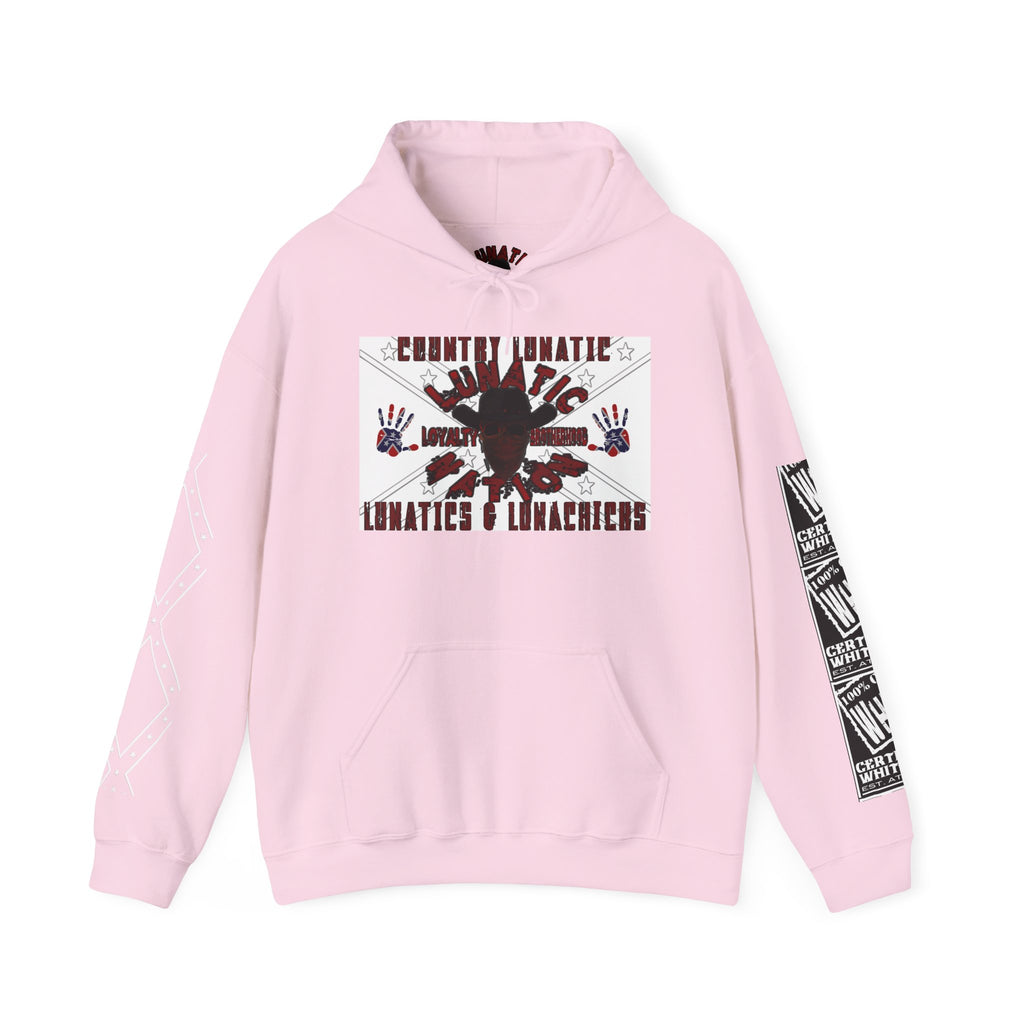 Country Lunatic Unisex Heavy Blend™ Hooded Sweatshirt - Unique Graphic Design