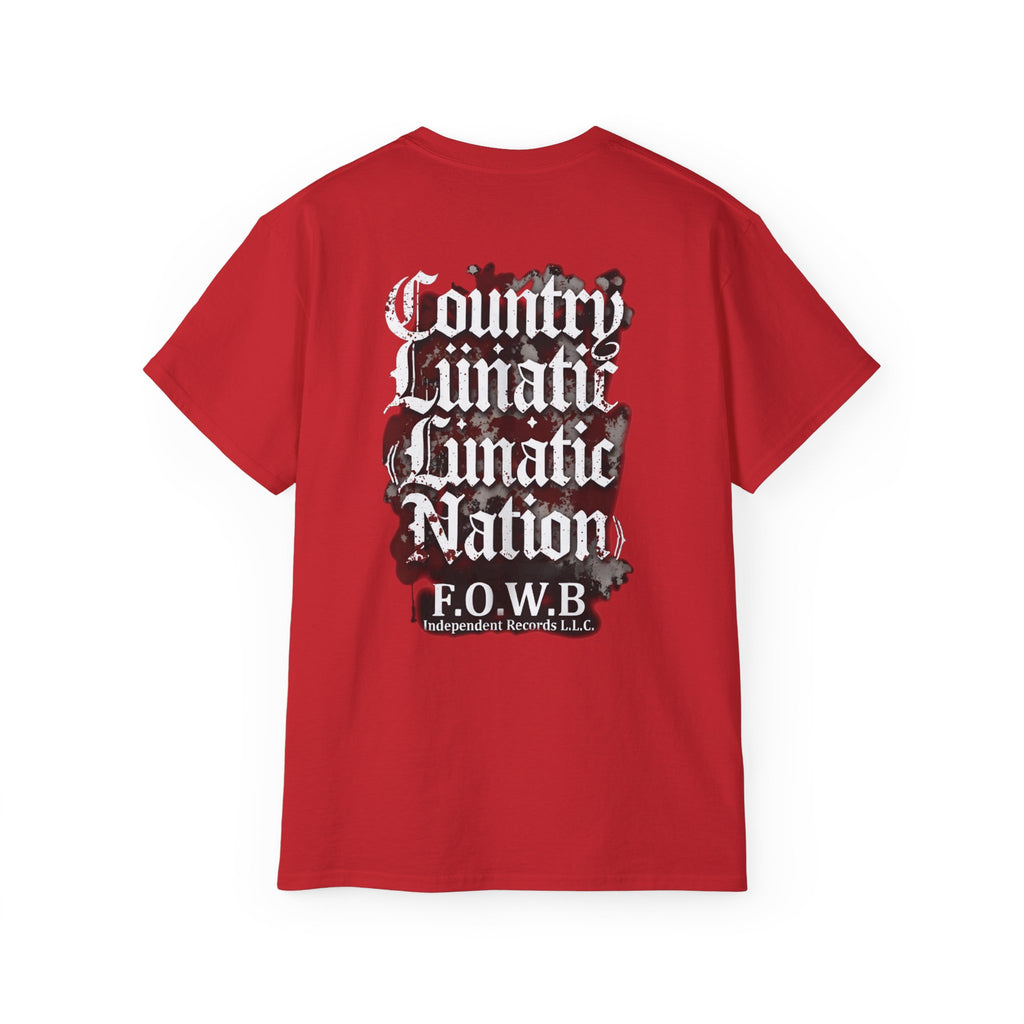 Country Lunatic Band Tee — "Lunatic Nation" Independent Records Shirt
