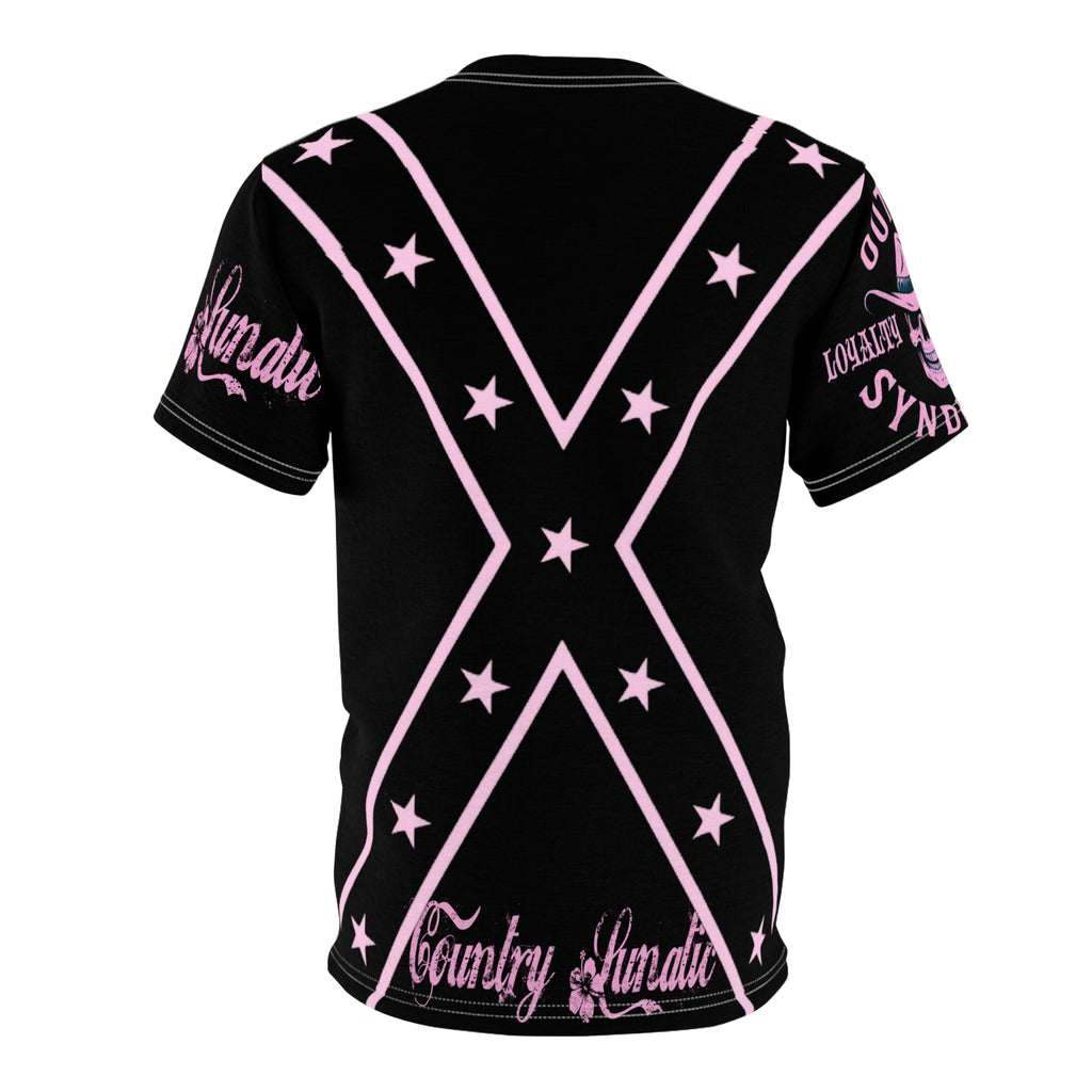 Country Lunatic Tee - Pink Logo Shirt for Pretty Girls