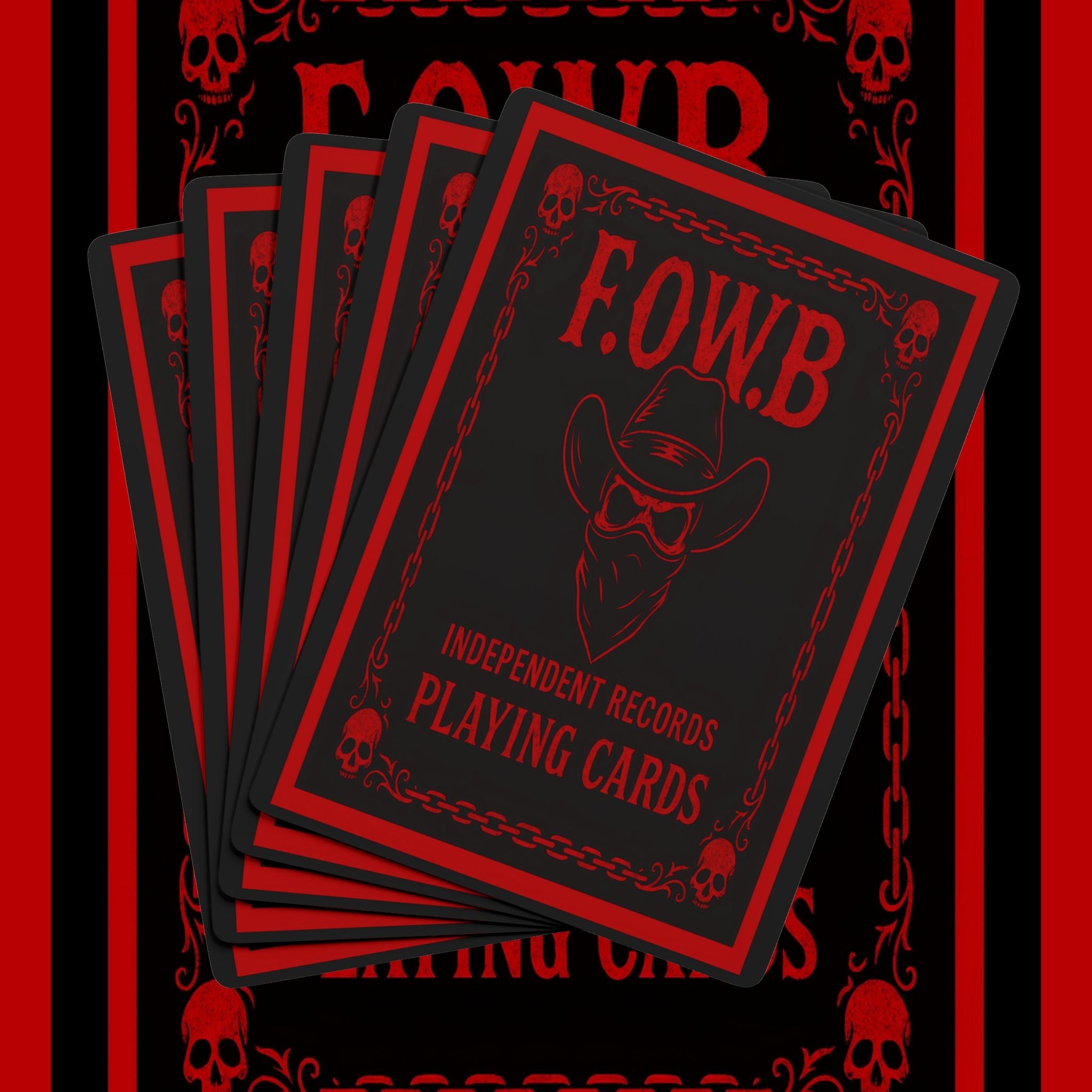 Playing Cards - F O W B Independent Records LLC Edition