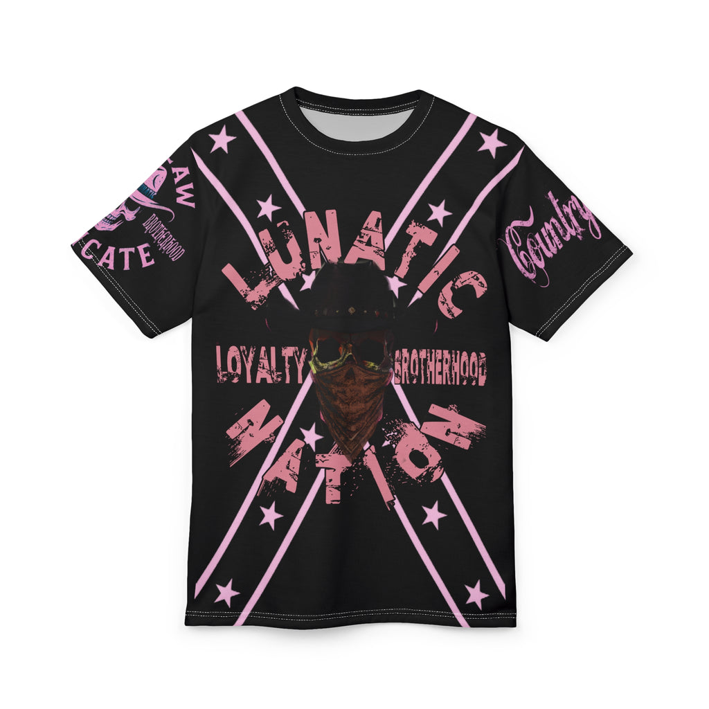Country Lunatic Tee - Pink Logo Shirt for Pretty Girls