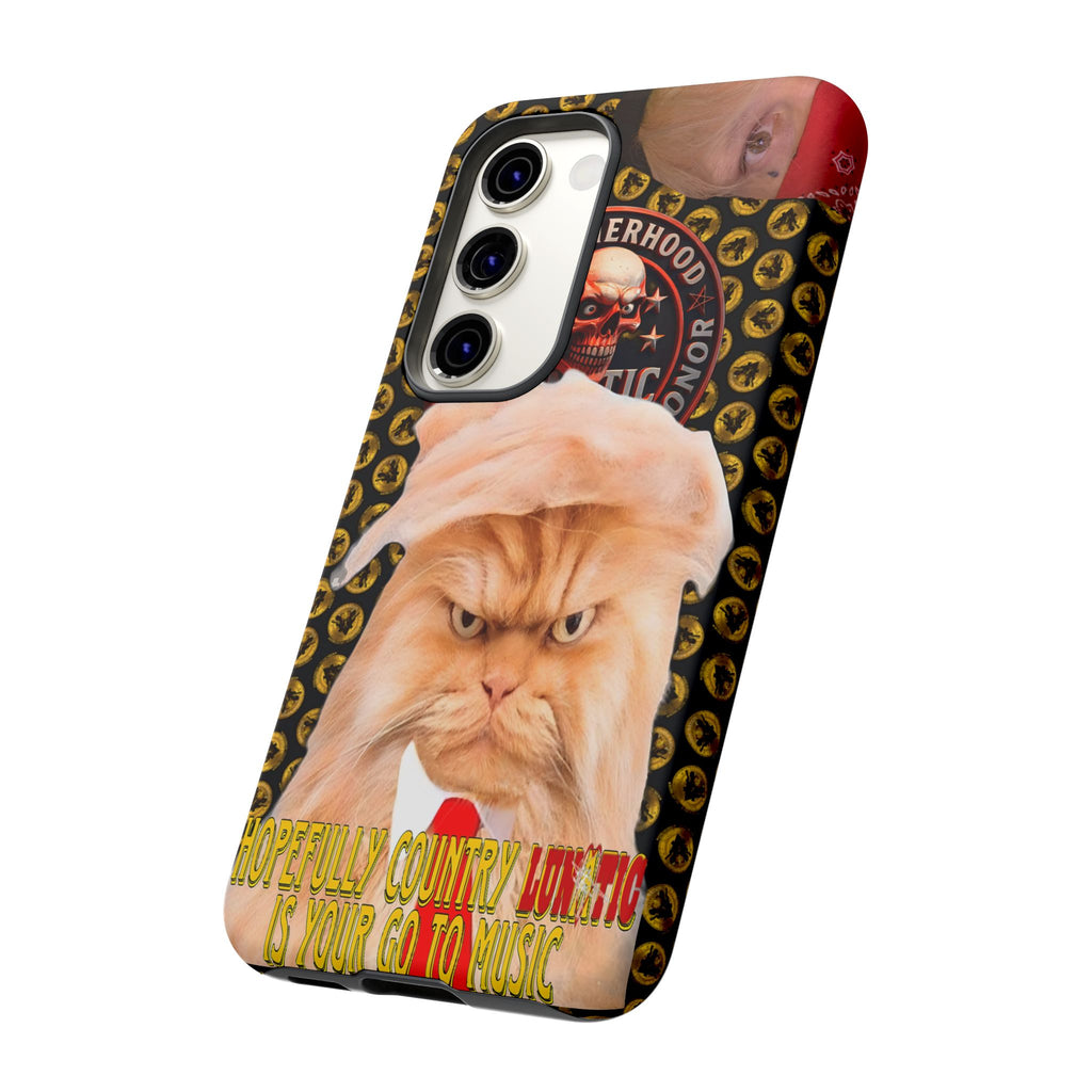Phone Case - Kitty Country Lunatic Music Lover