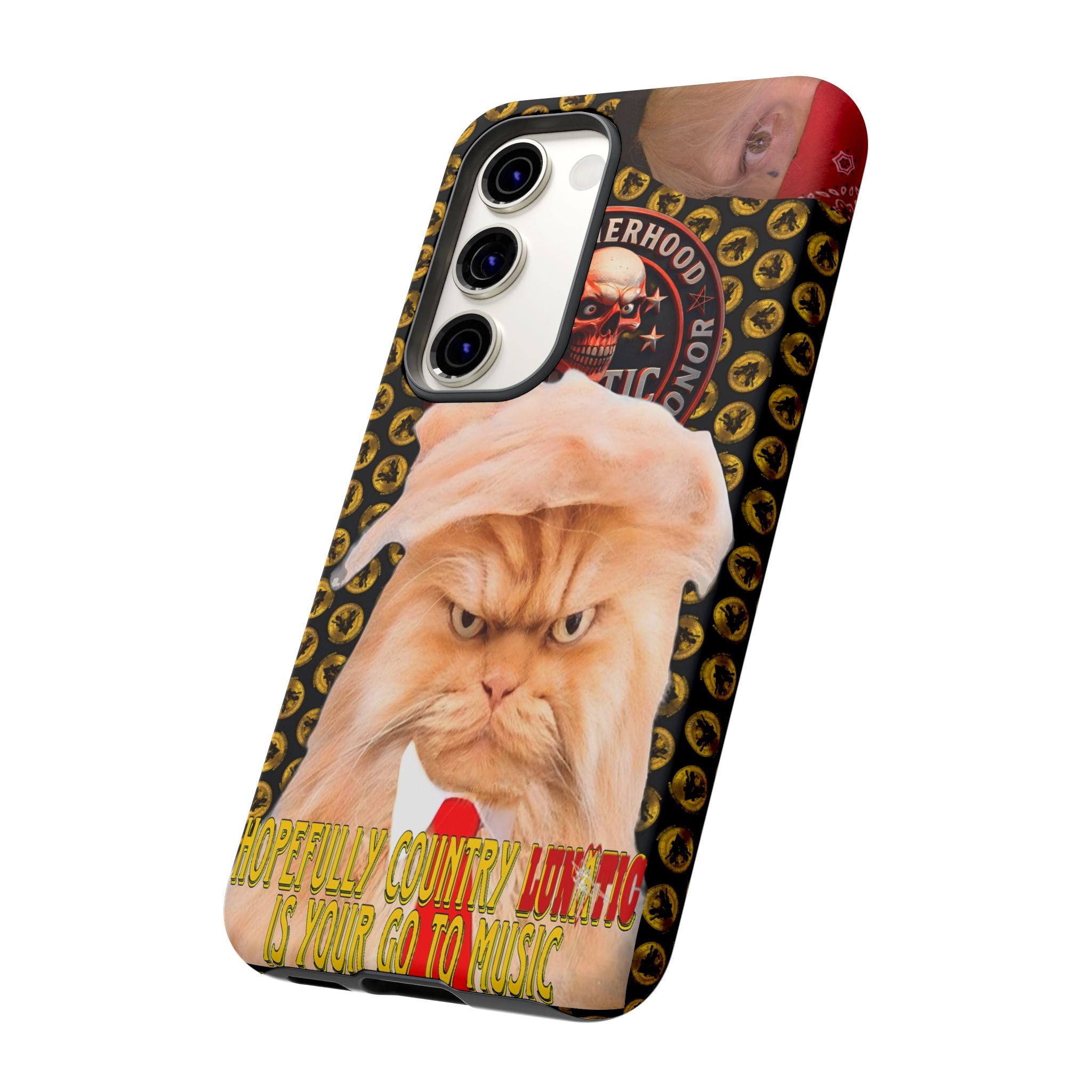 Phone Case - Kitty Country Lunatic Music Lover