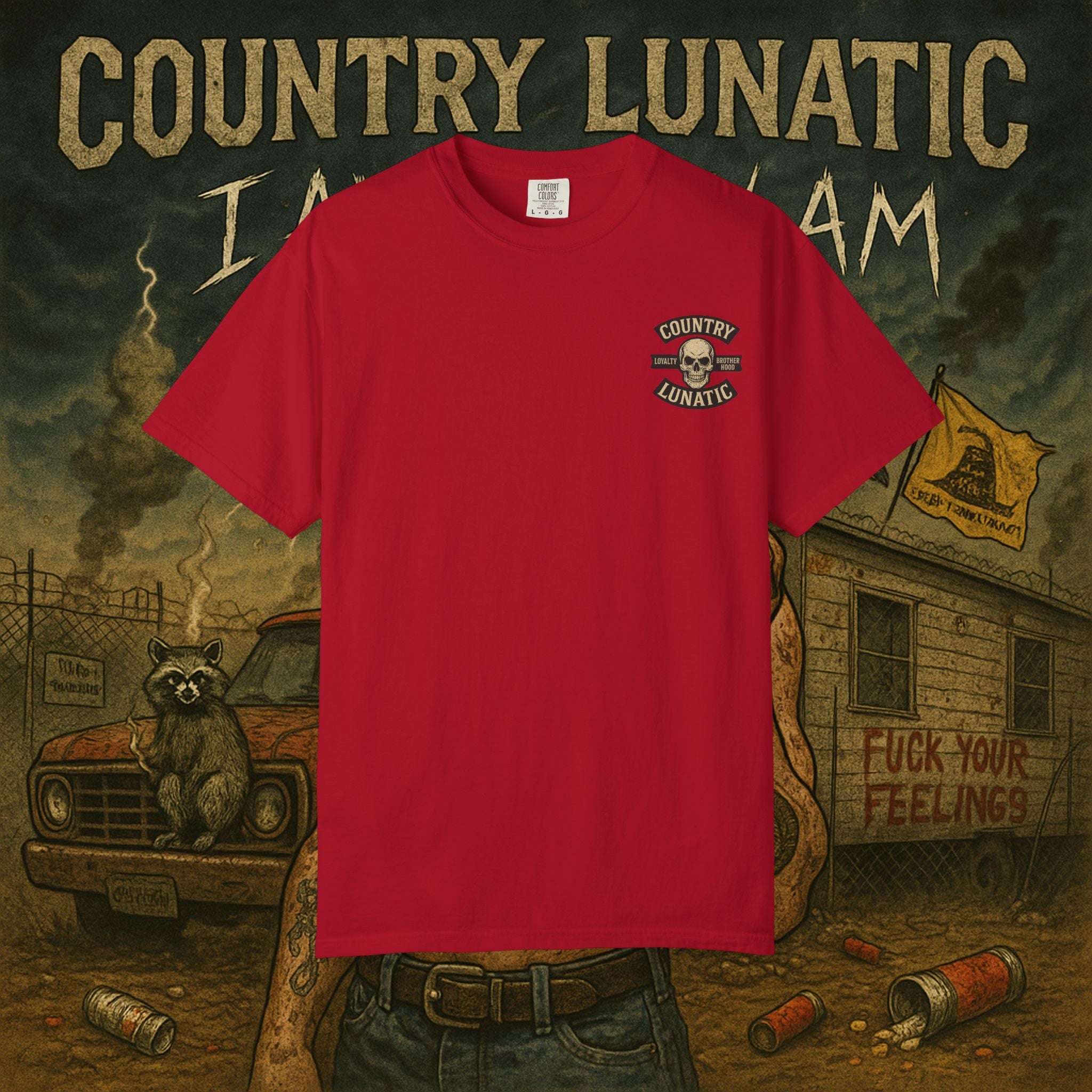 Copy of Country Lunatics Unisex T-shirt - For the Country Lunatic Fams
