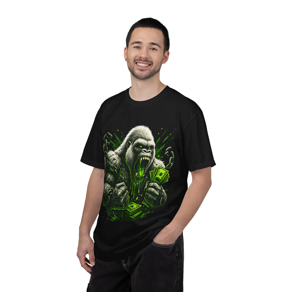 Garment-Dyed T-shirt - Country Lunatic White Gorilla 420 Edition