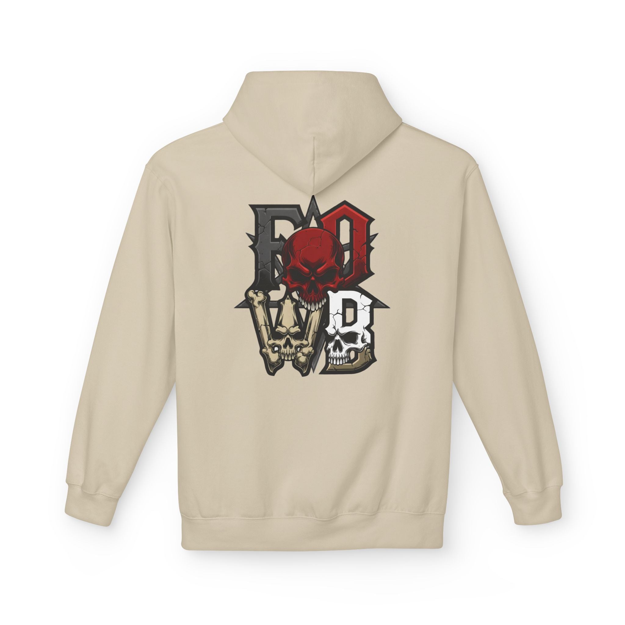 F.O.W.B. Back Art Hoodie — Graphic Midweight Fleece Sweatshirt