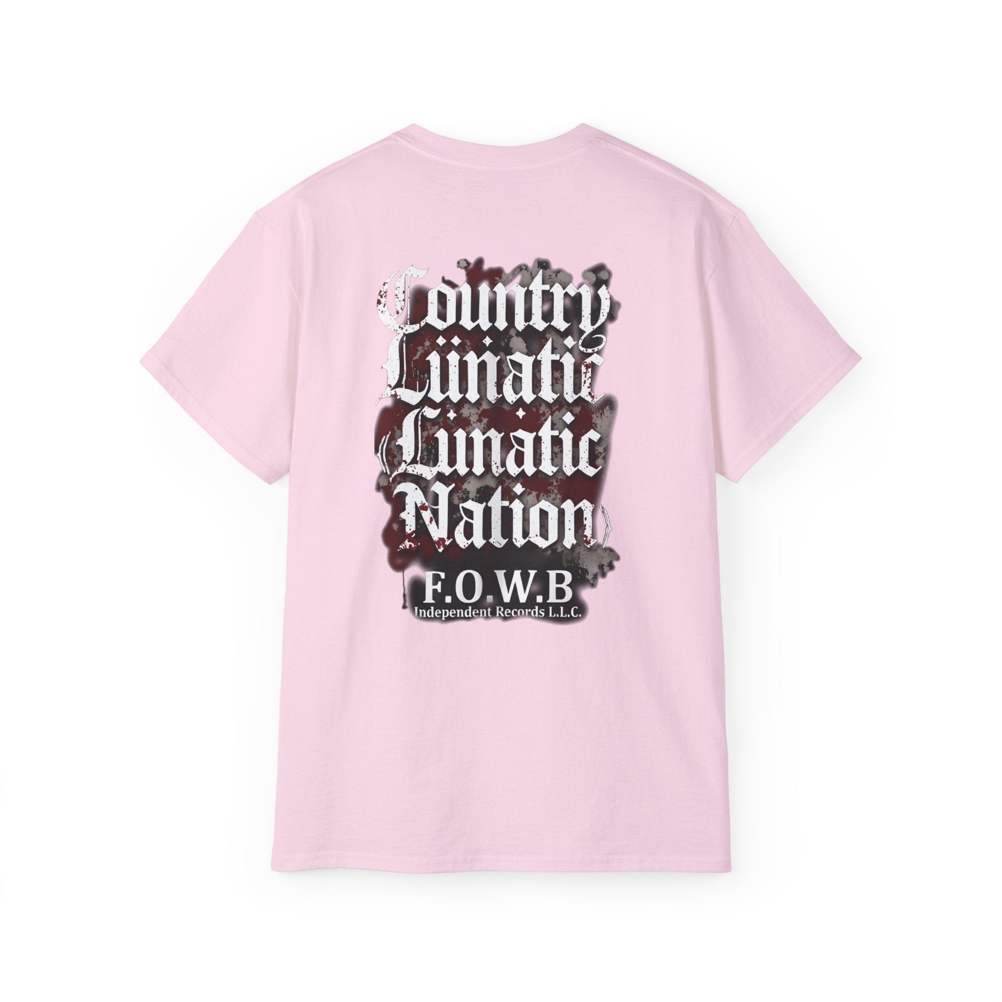 Country Lunatic Band Tee — "Lunatic Nation" Independent Records Shirt