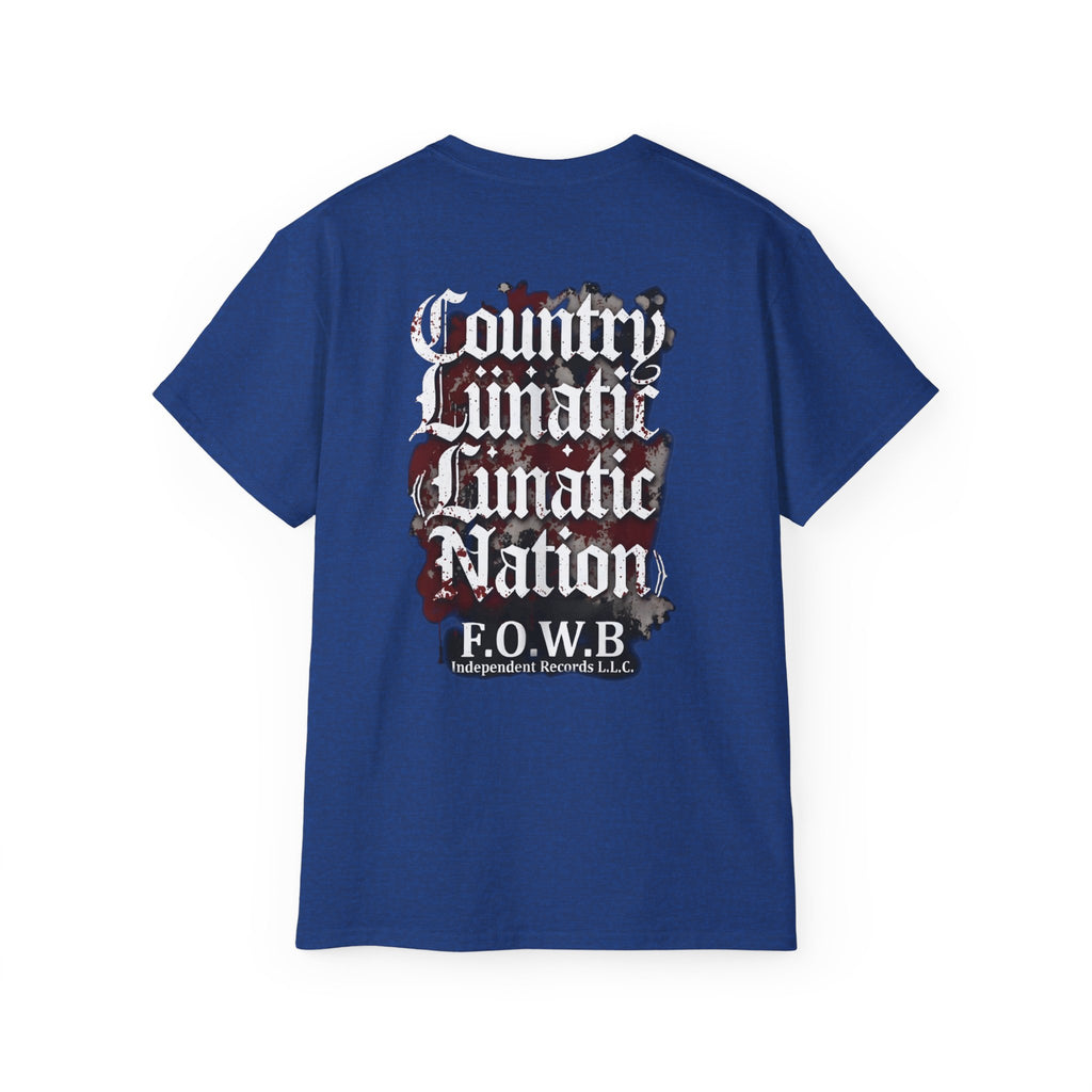 Country Lunatic Band Tee — "Lunatic Nation" Independent Records Shirt