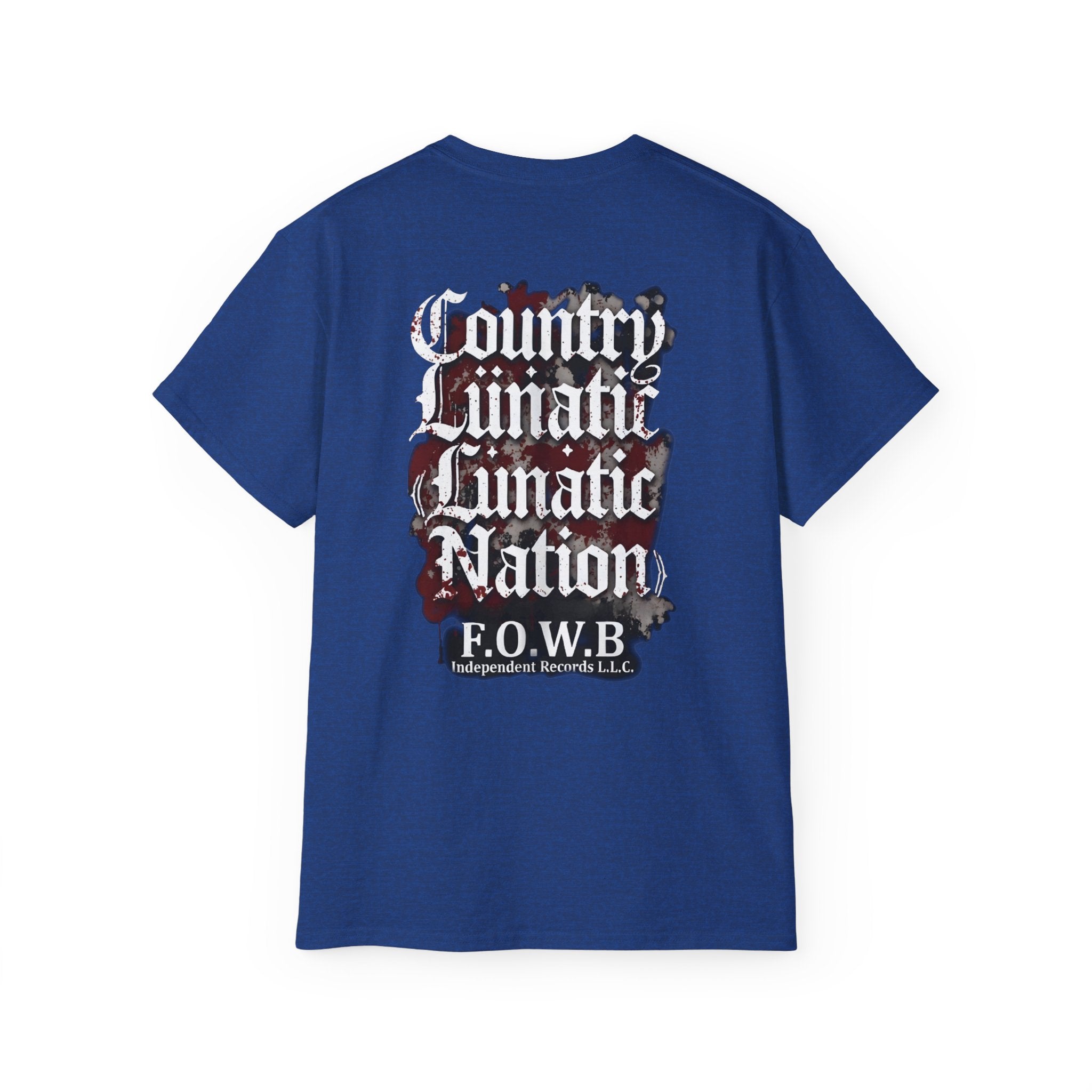 Country Lunatic Band Tee — "Lunatic Nation" Independent Records Shirt