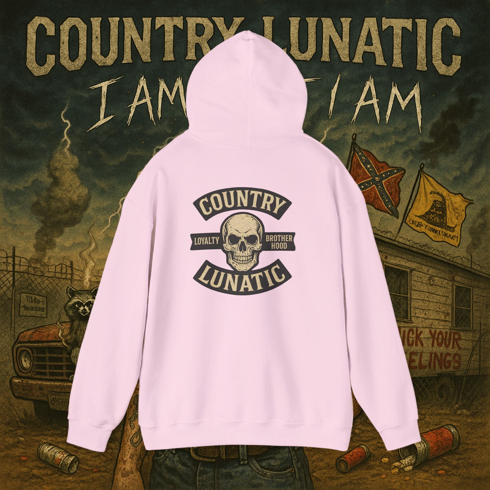 Copy of Lunatic Hooded Sweatshirt - Ride Hard, Die Loud