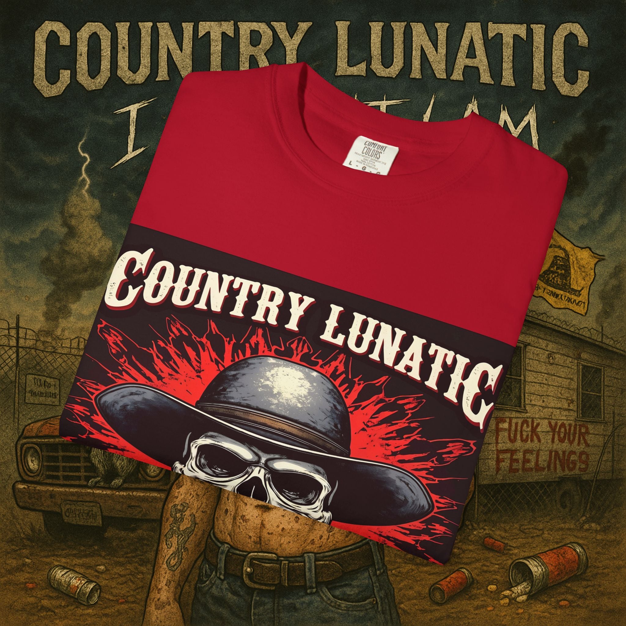 Country Lunatics Unisex T-shirt - For the Country Lunatic Fams