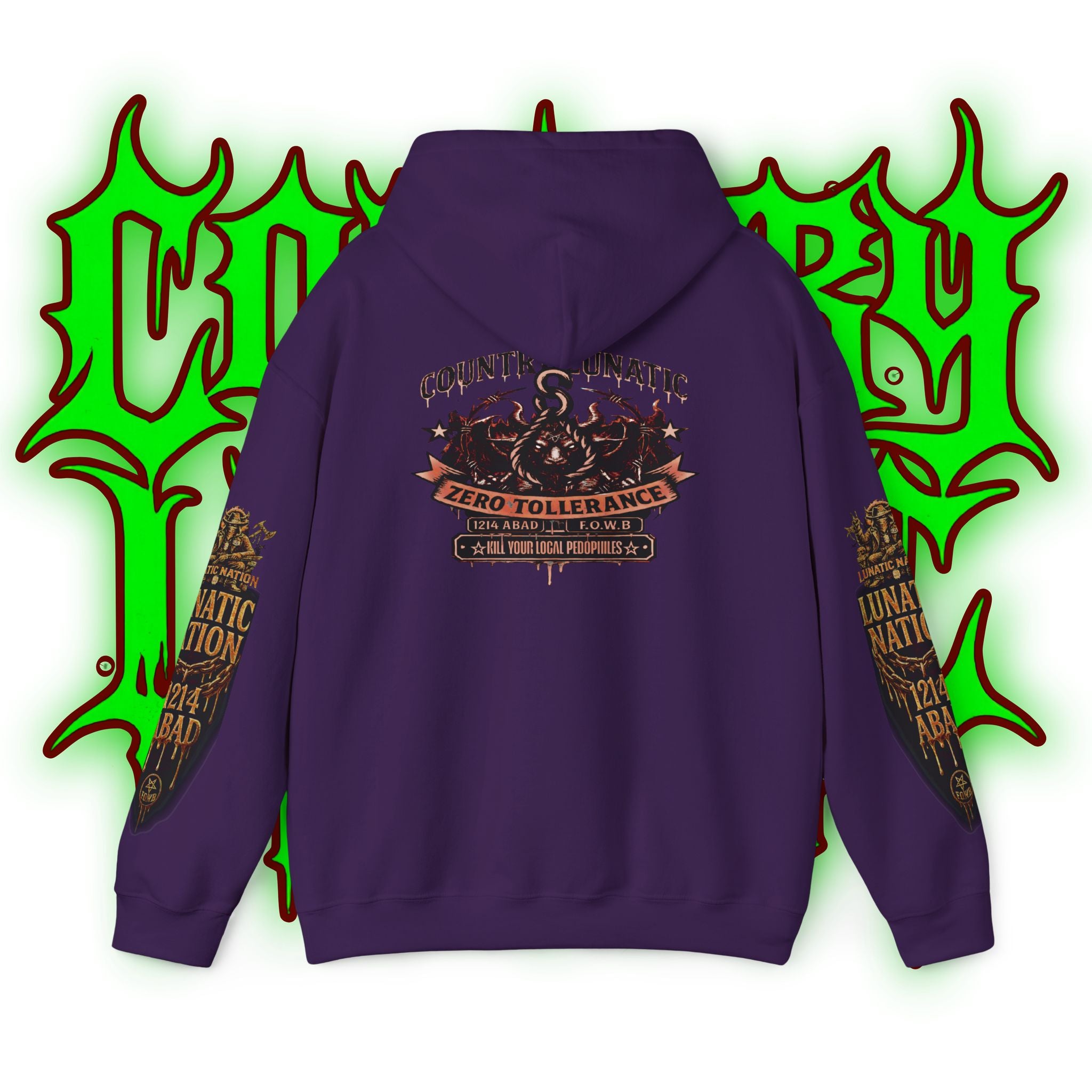 Zero Tolerance 1214 ABAD Lunatic Nation Design