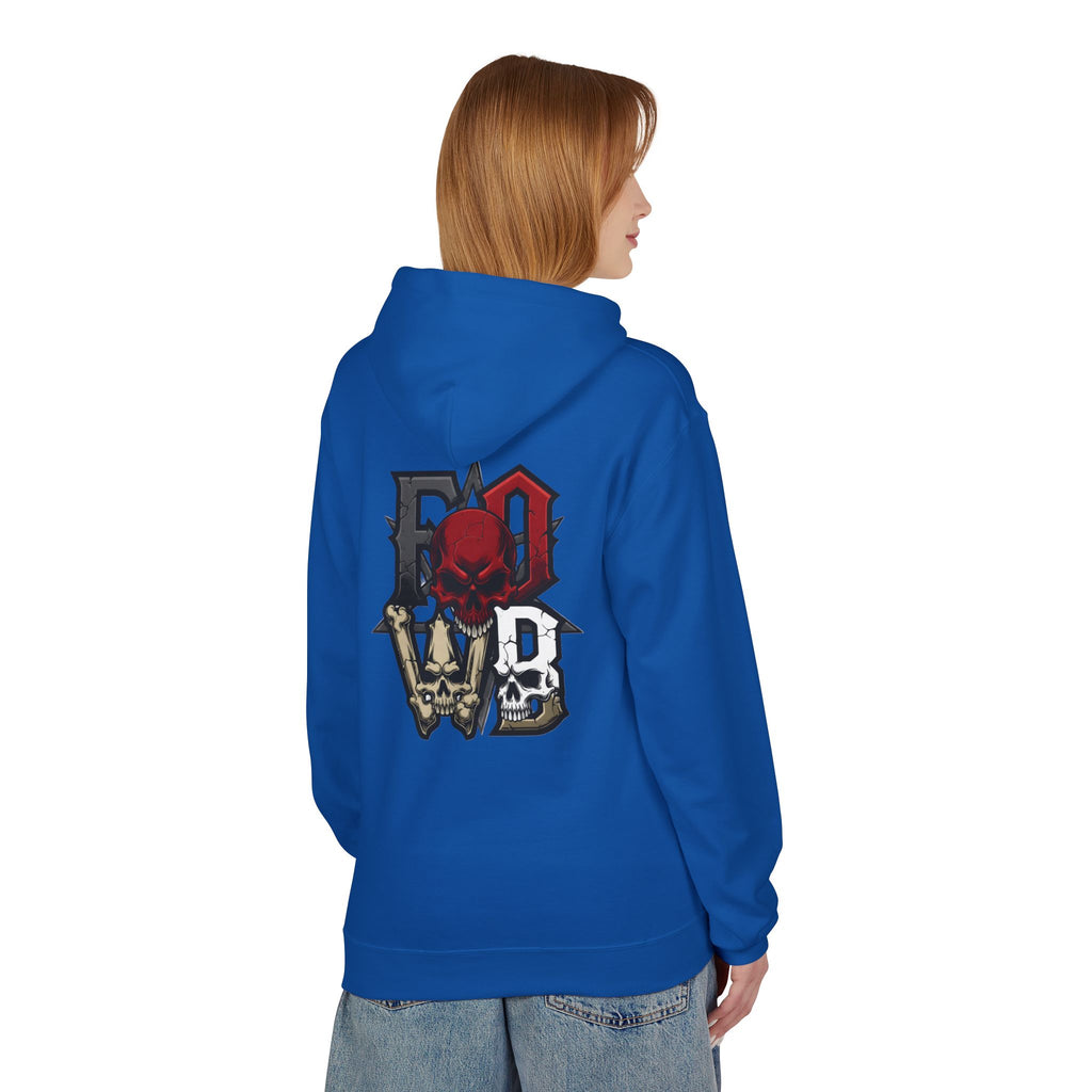 F.O.W.B. Back Art Hoodie — Graphic Midweight Fleece Sweatshirt
