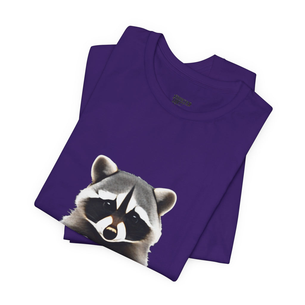 Country Lunatic Racoon Tee — 'F.C.W.B' Muscle Car Graphic Shirt