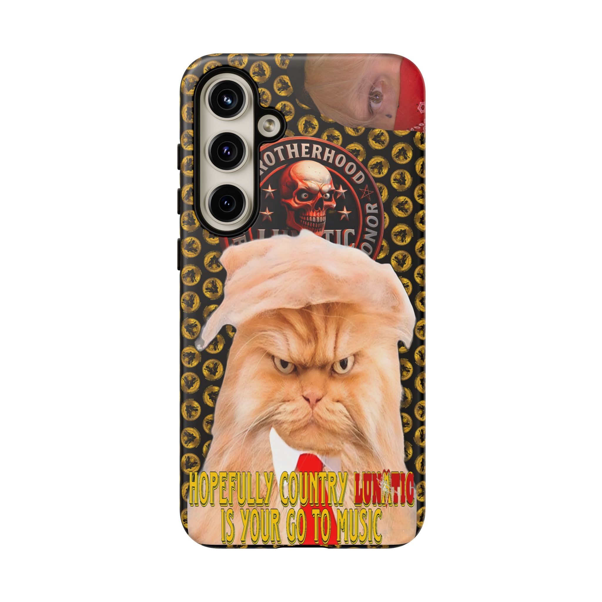 Phone Case - Kitty Country Lunatic Music Lover