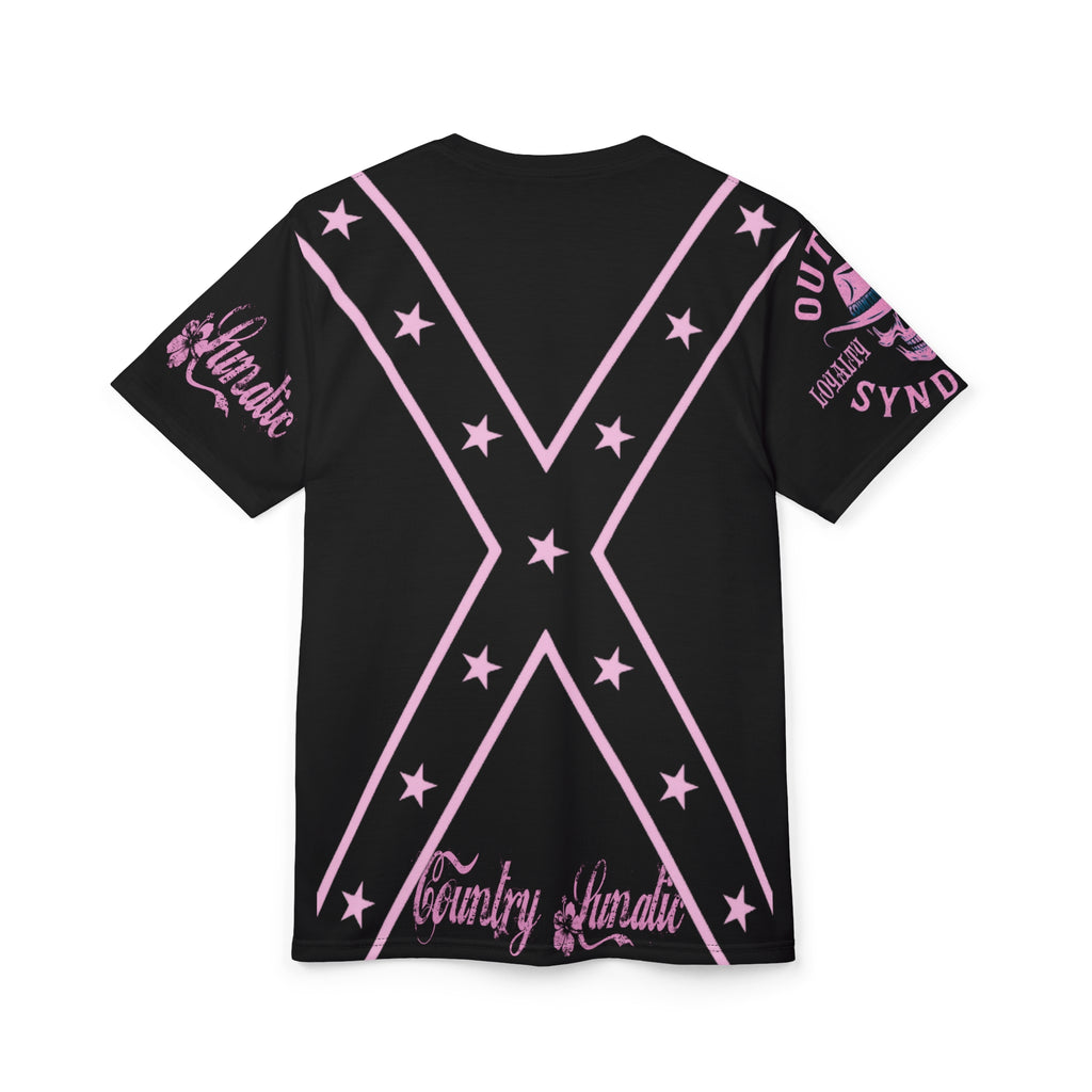 Country Lunatic Tee - Pink Logo Shirt for Pretty Girls