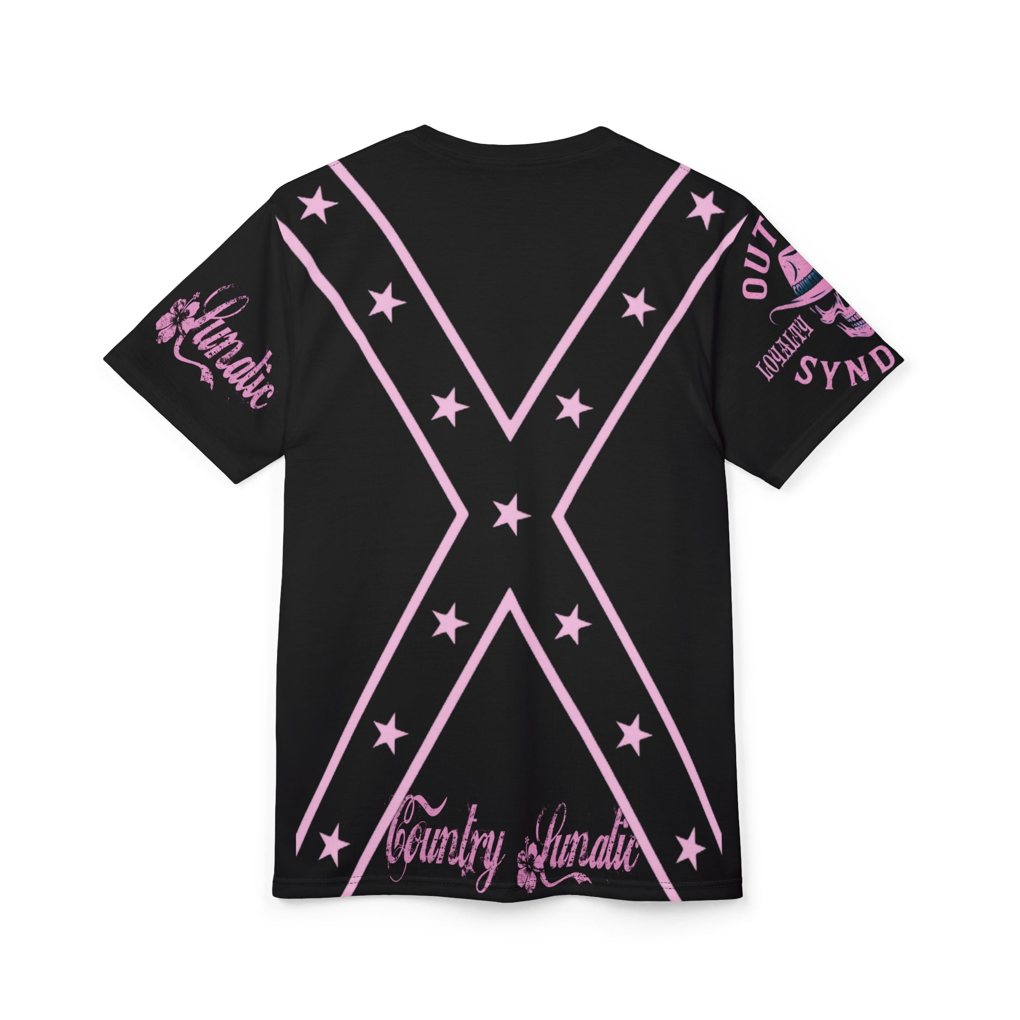 Country Lunatic Tee - Pink Logo Shirt for Pretty Girls